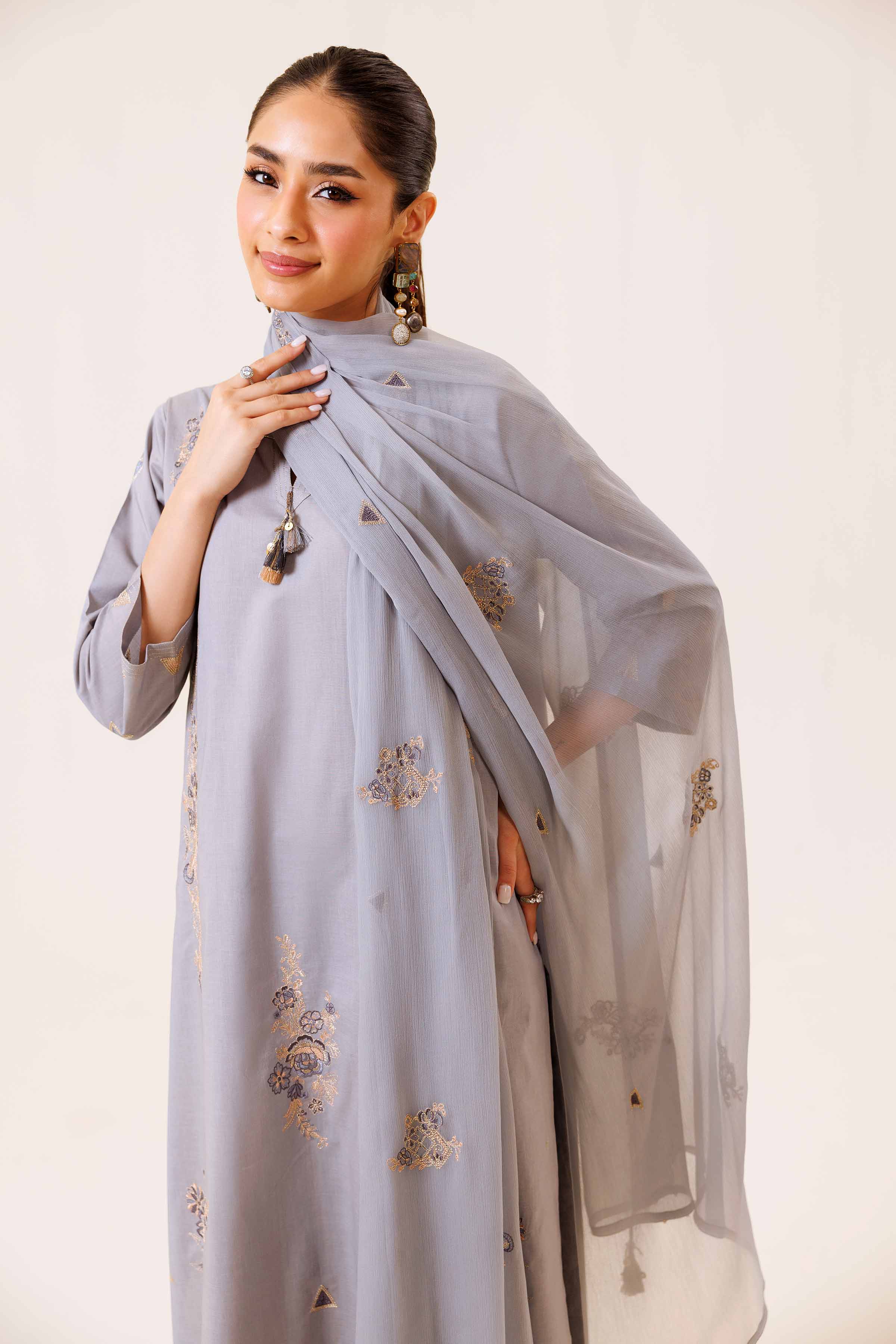 3 Piece - Embroidered Suit - KFE24-17 - Image 8