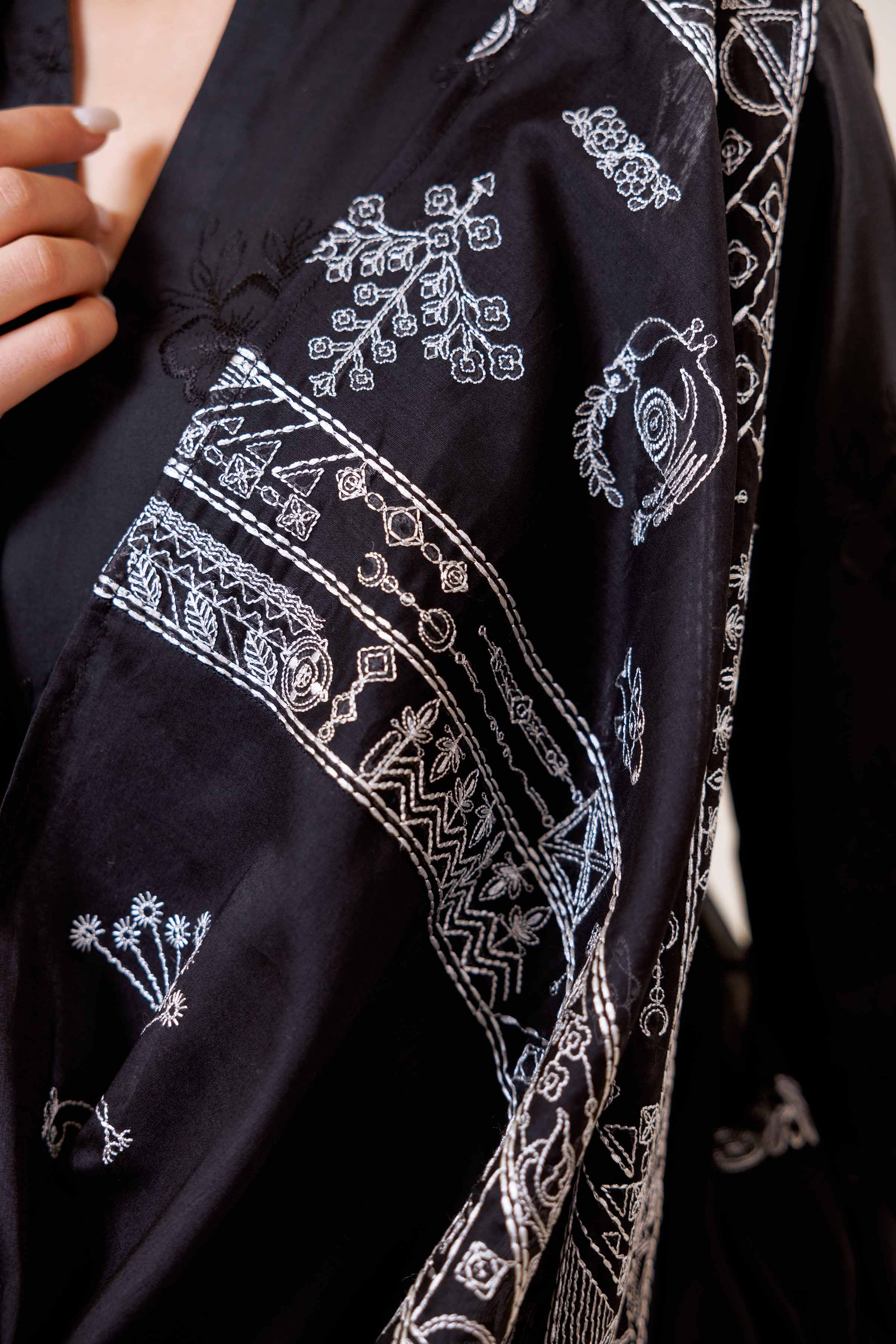 3 Piece - Embroidered Suit - KFE24-24 - Image 8