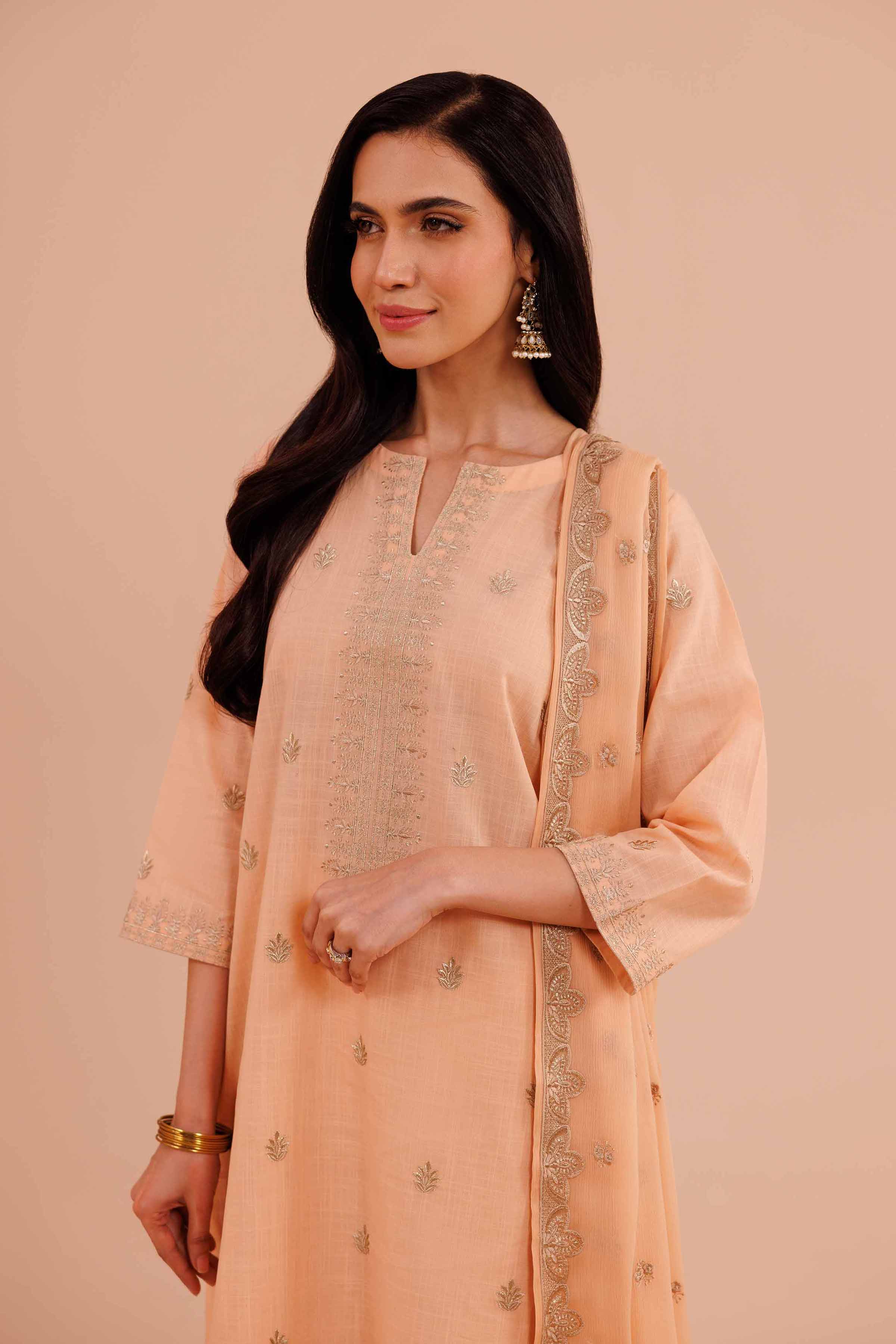 3 Piece - Embroidered Suit - KFE24-25 - Image 2