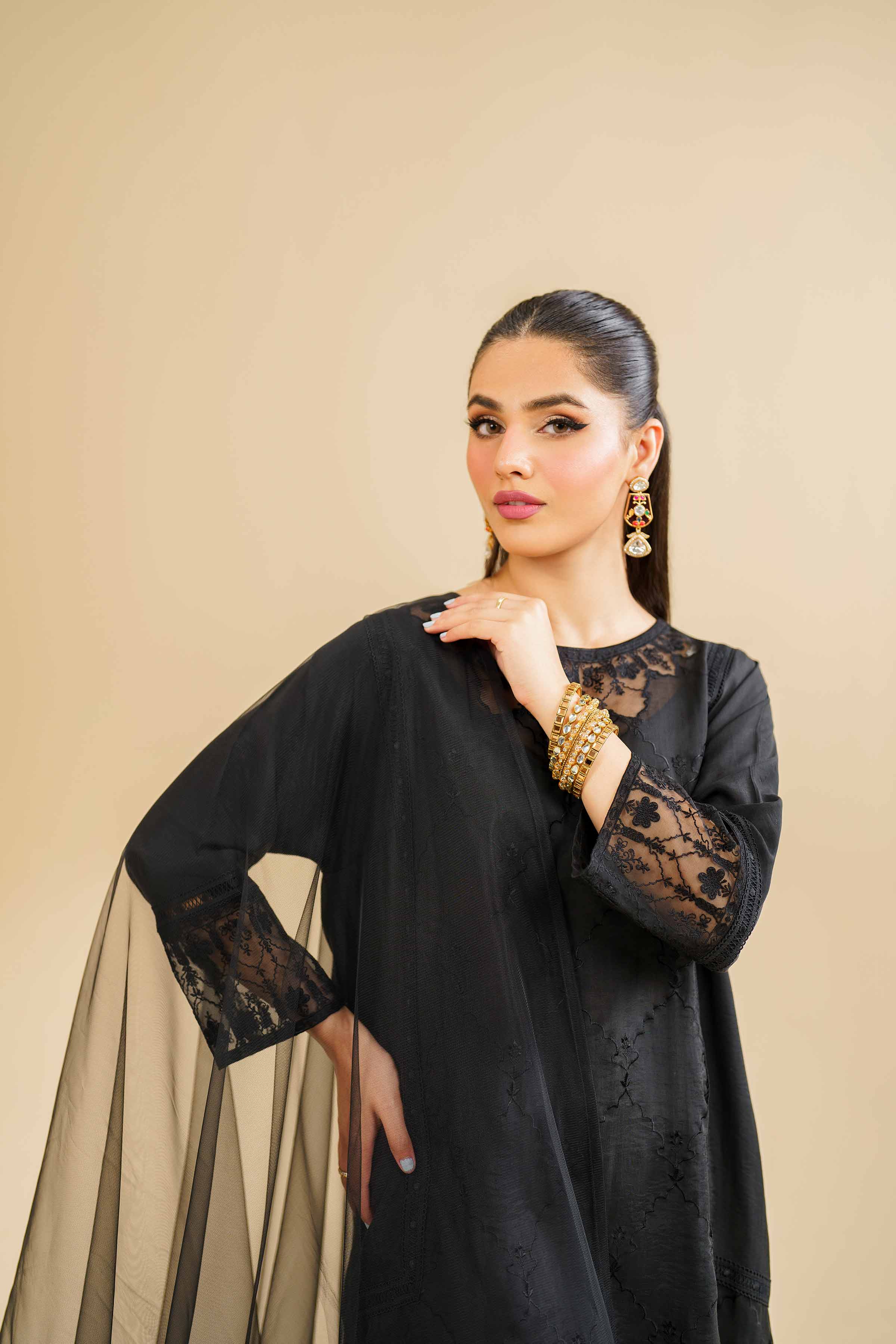 3 Piece - Embroidered Suit - KFE24-83 - Image 5
