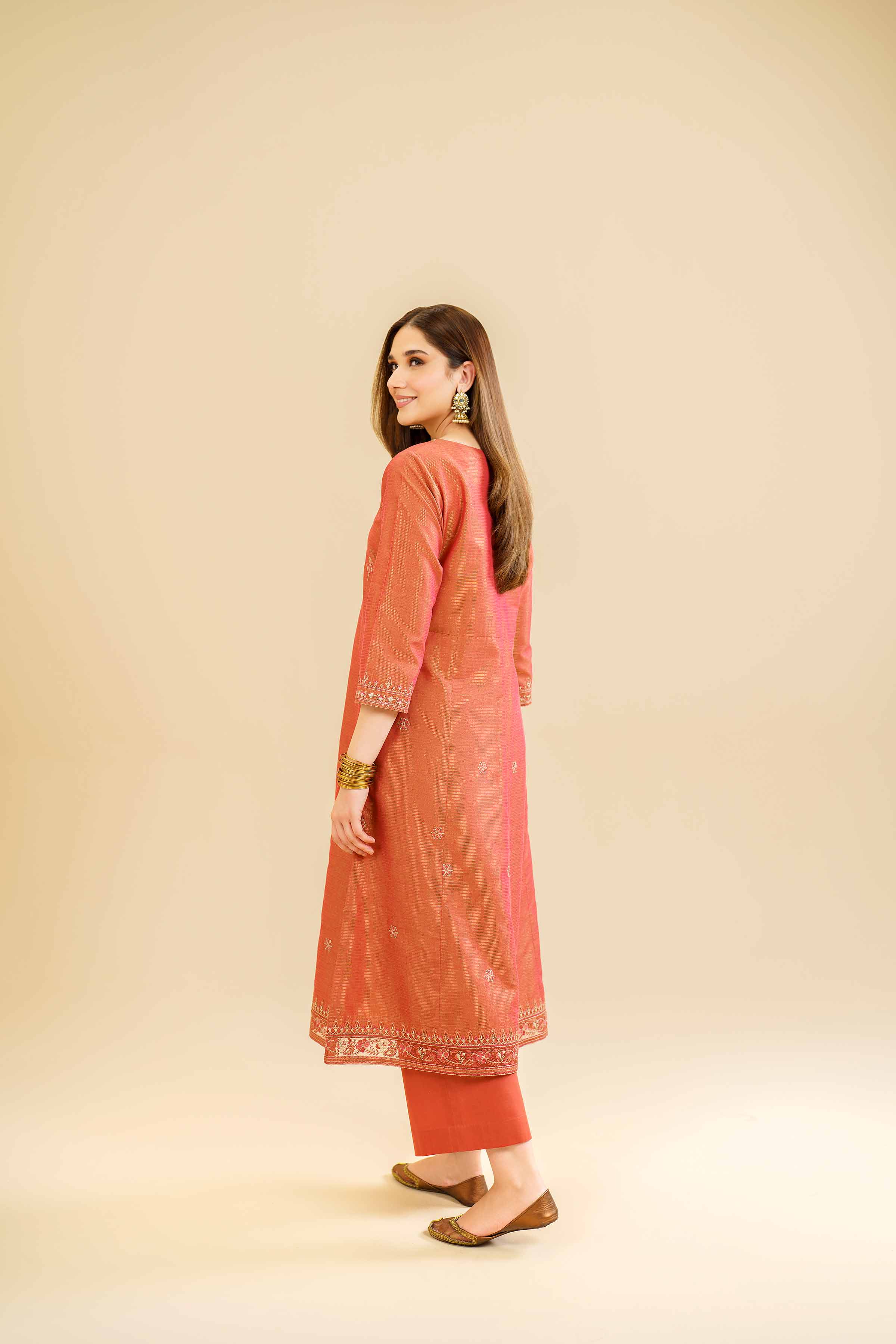 2 Piece - Embroidered Suit - KFE24-99 - Image 3