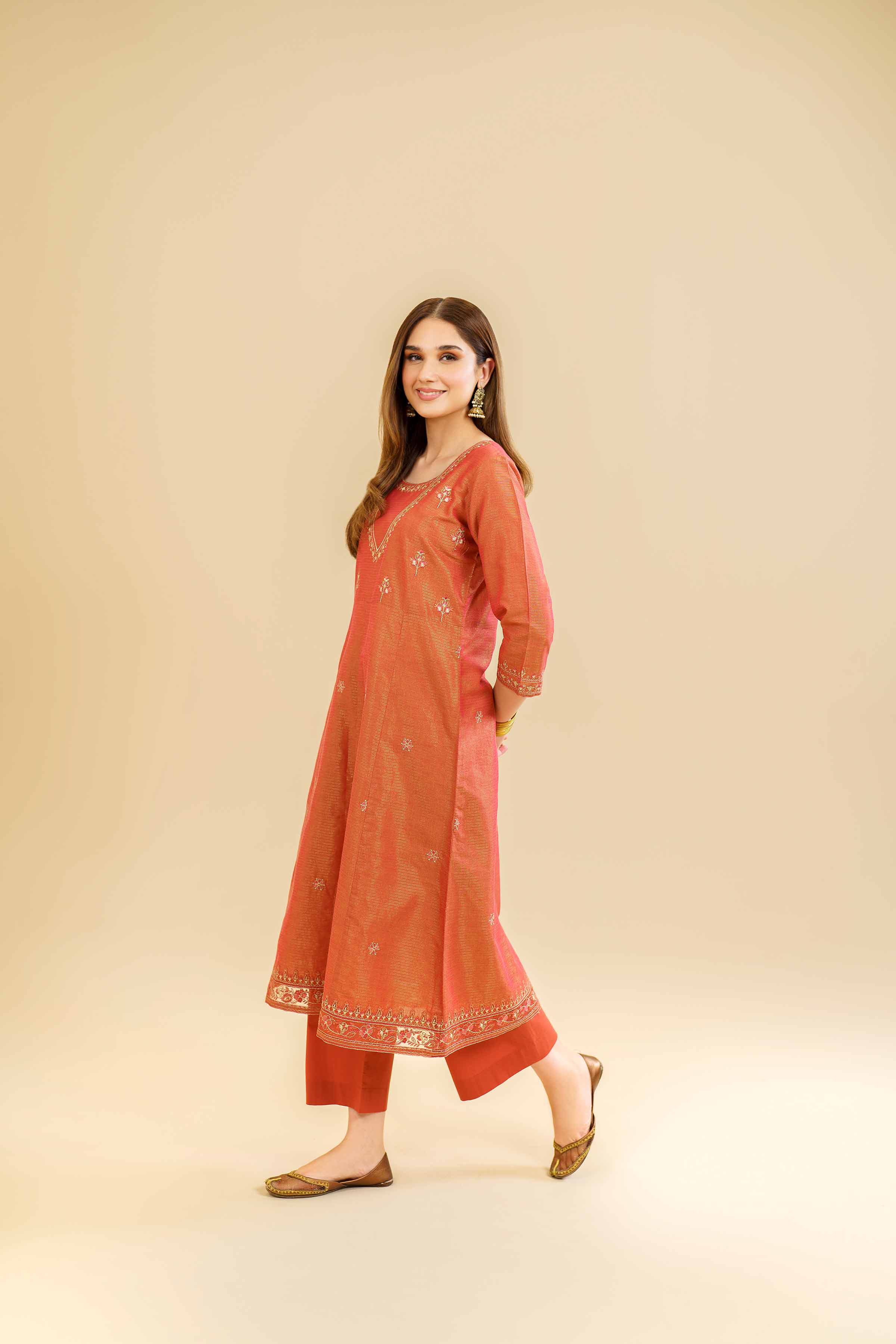 2 Piece - Embroidered Suit - KFE24-99 - Image 6