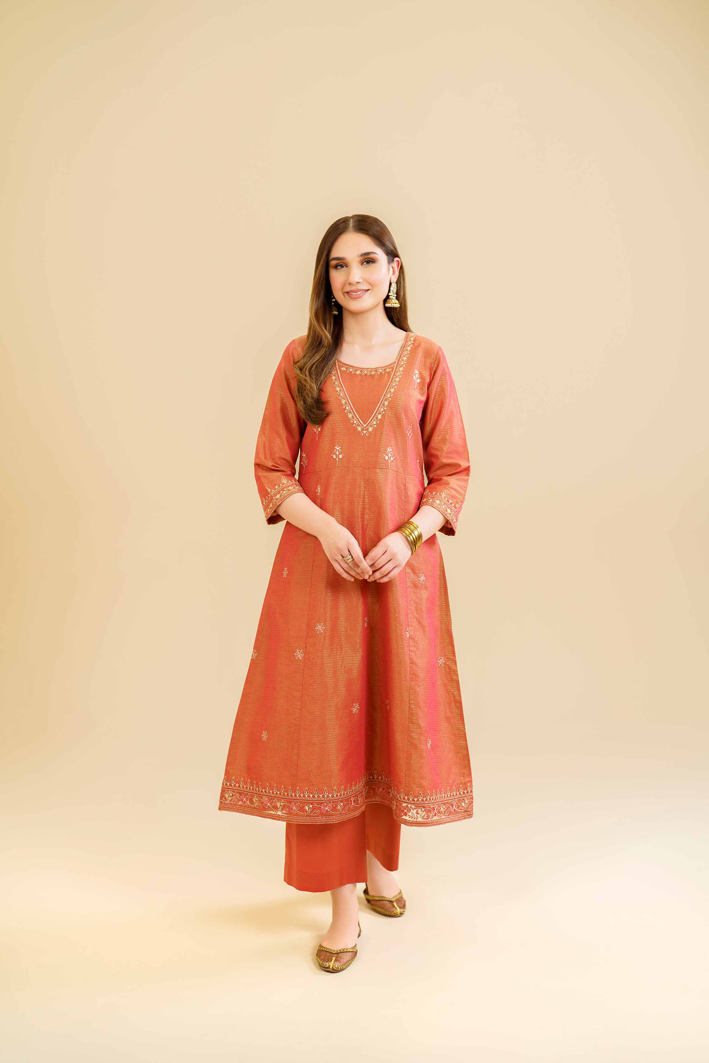 2 Piece - Embroidered Suit - KFE24-99 - Image 7