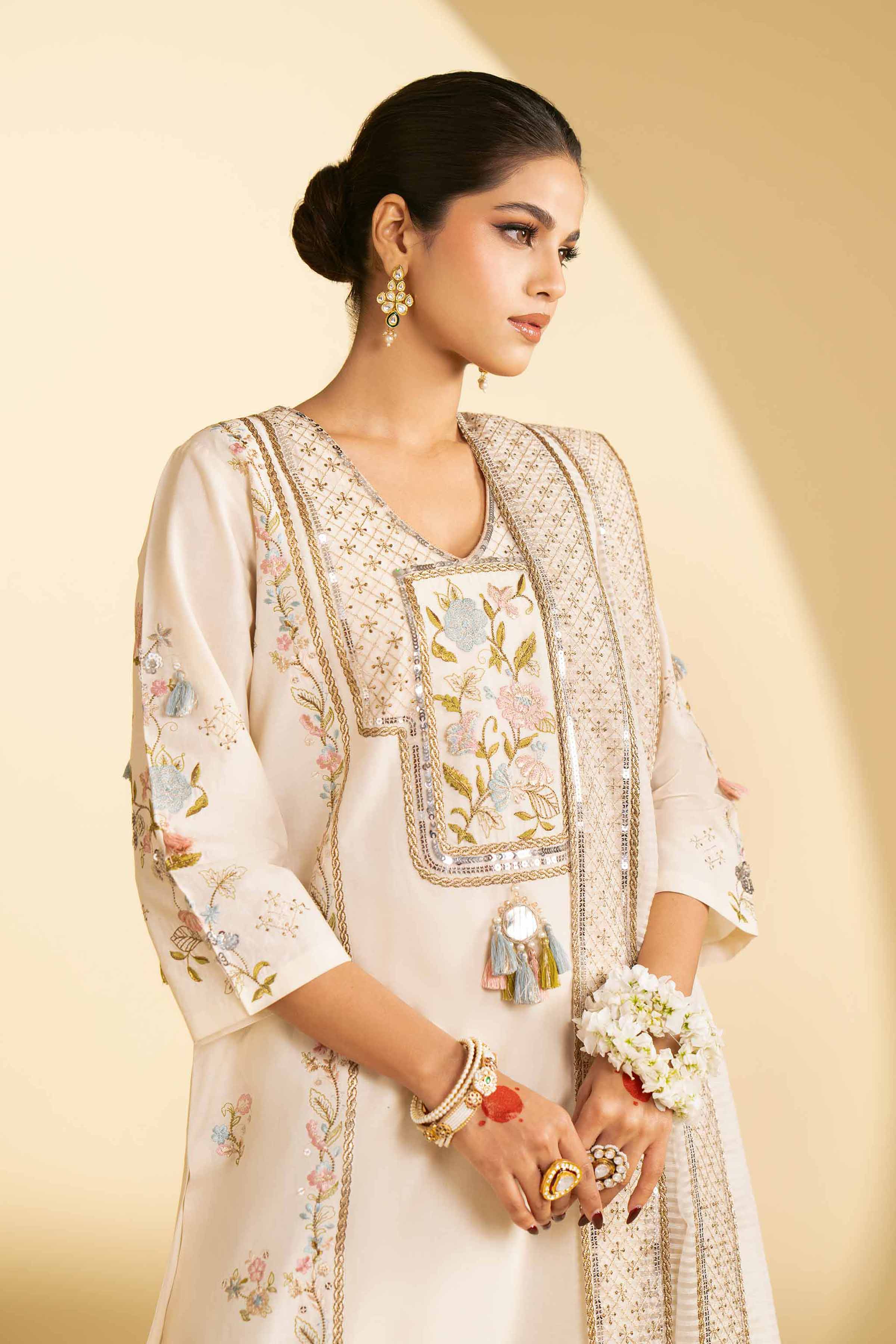 3 Piece - Embroidered Suit - KFE25-02 - Image 2
