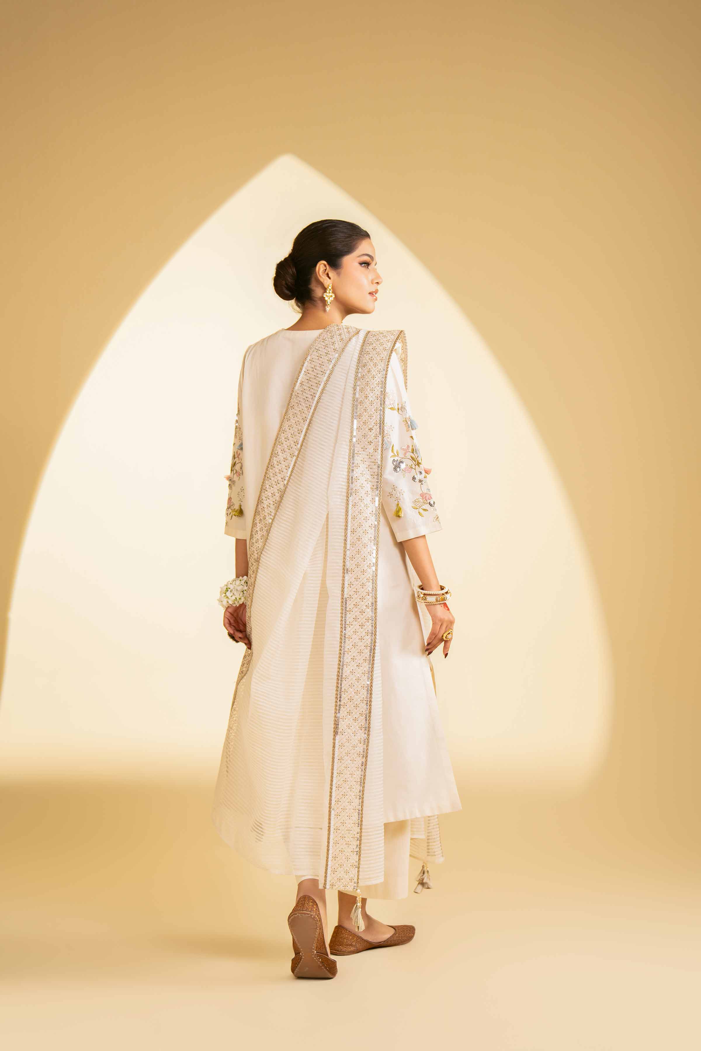 3 Piece - Embroidered Suit - KFE25-02 - Image 3