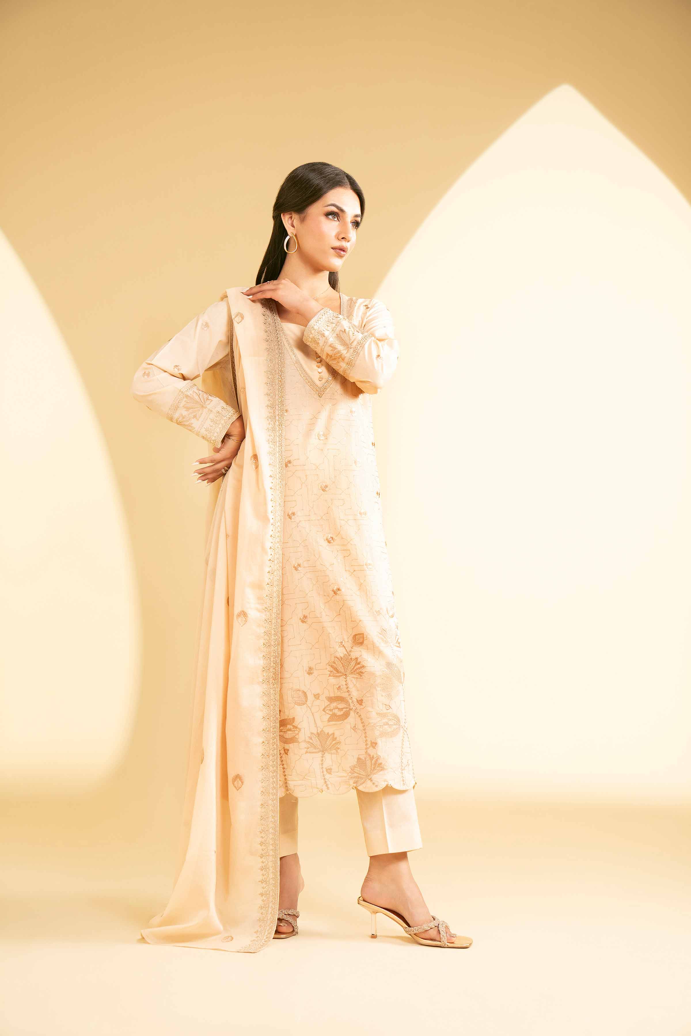 3 Piece - Embroidered Suit - KFE25-03 - Image 5