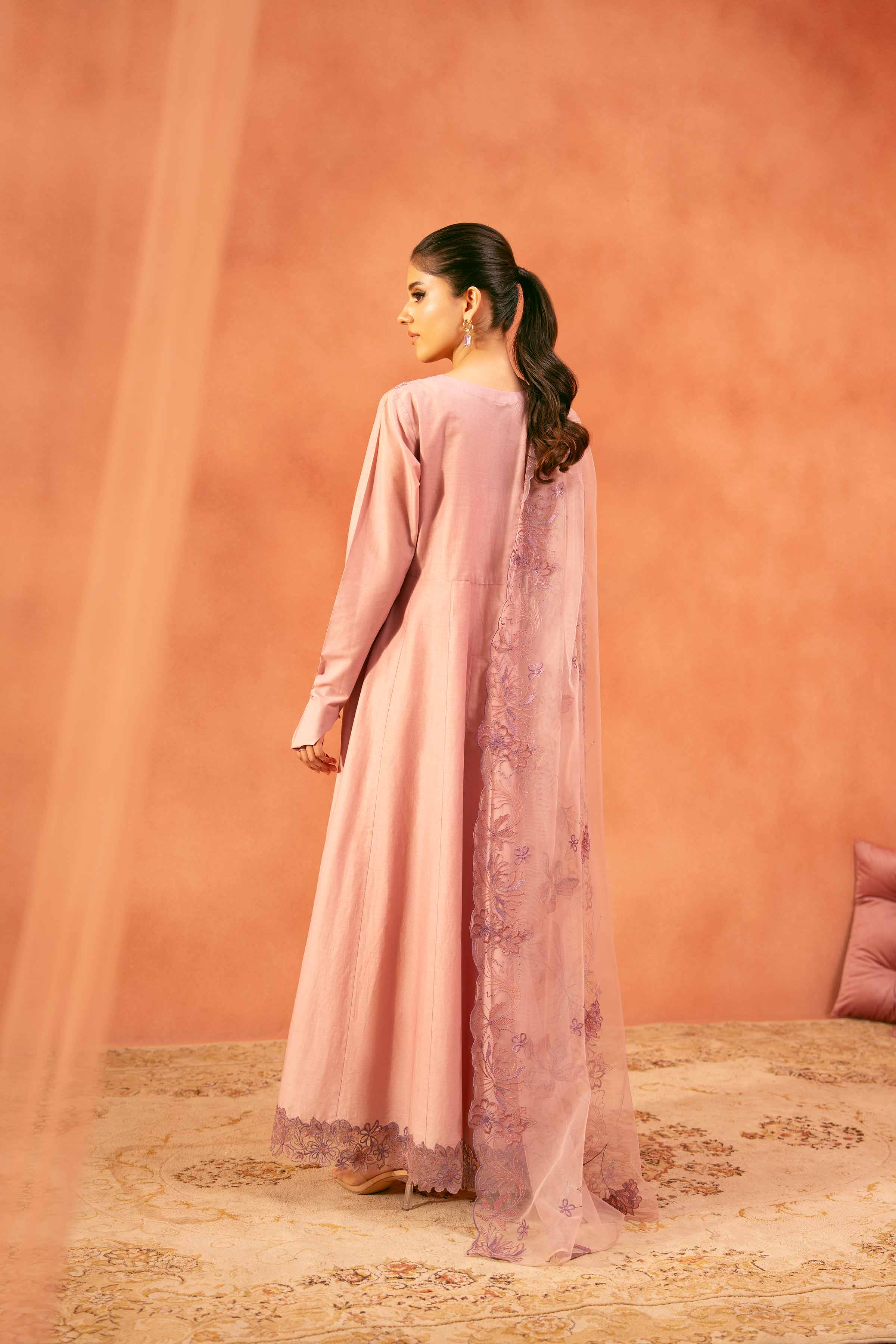 2 Piece - Embroidered Suit - KFE25-114 - Image 3