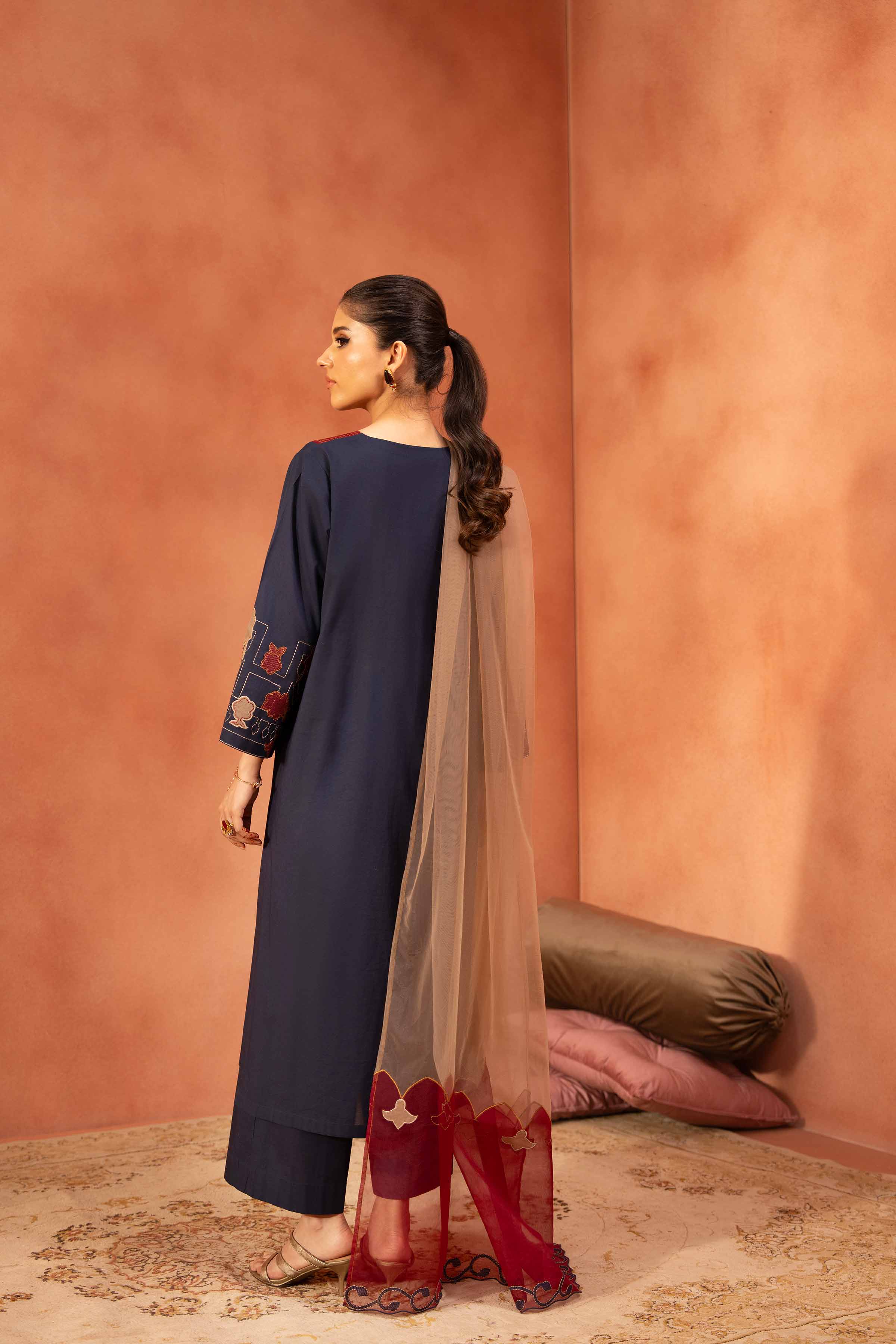 3 Piece - Embroidered Suit - KFE25-126 - Image 7