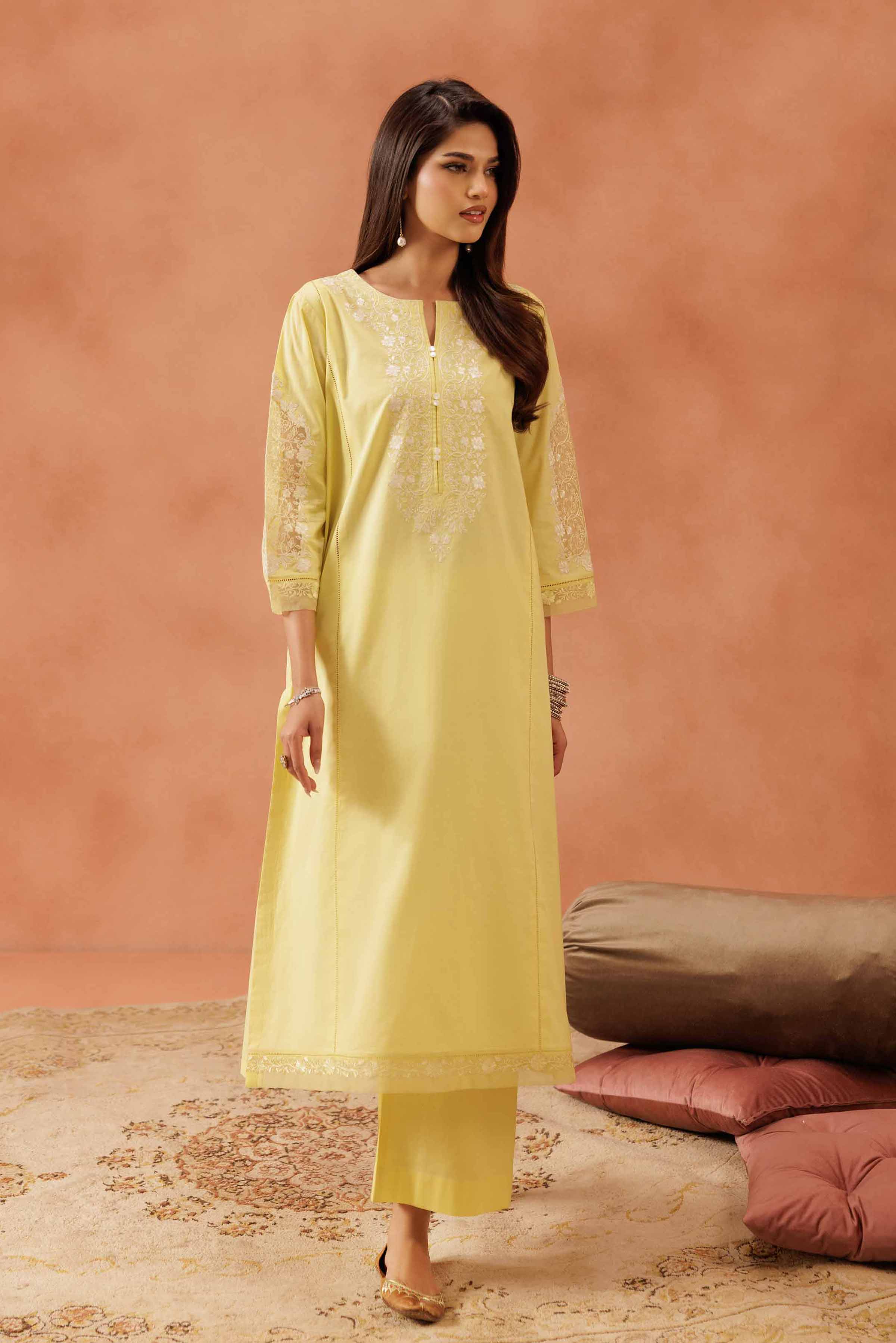 2 Piece - Embroidered Suit - KFE25-137 - Image 2