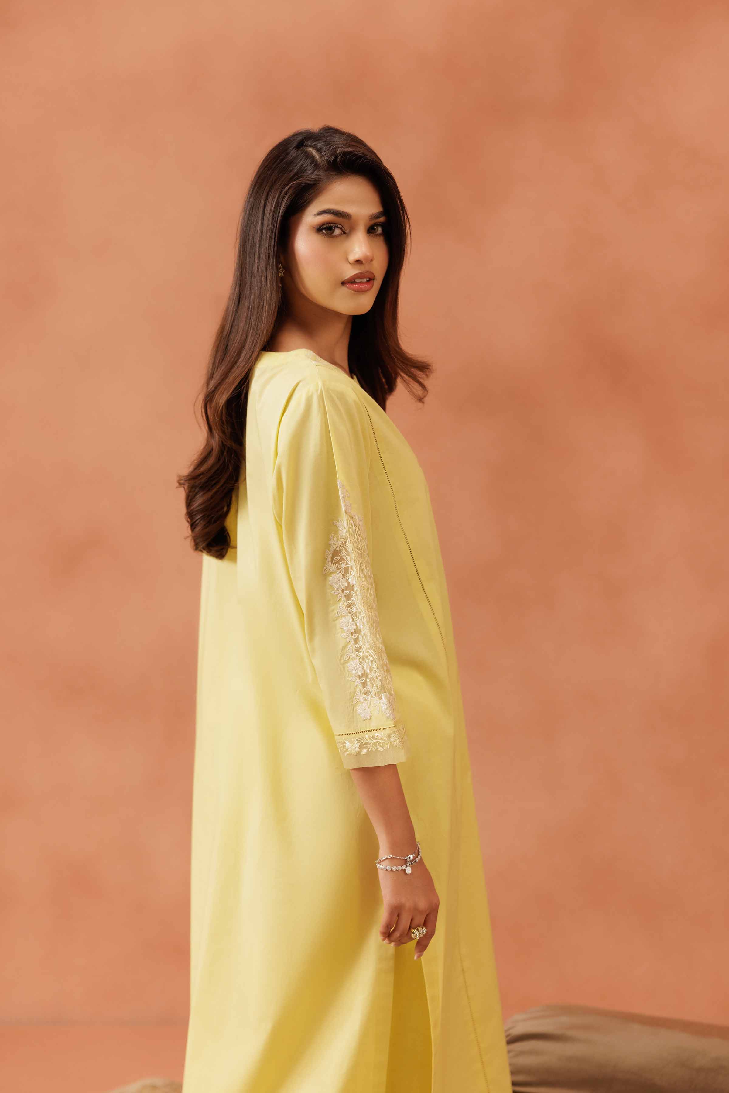 2 Piece - Embroidered Suit - KFE25-137 - Image 6