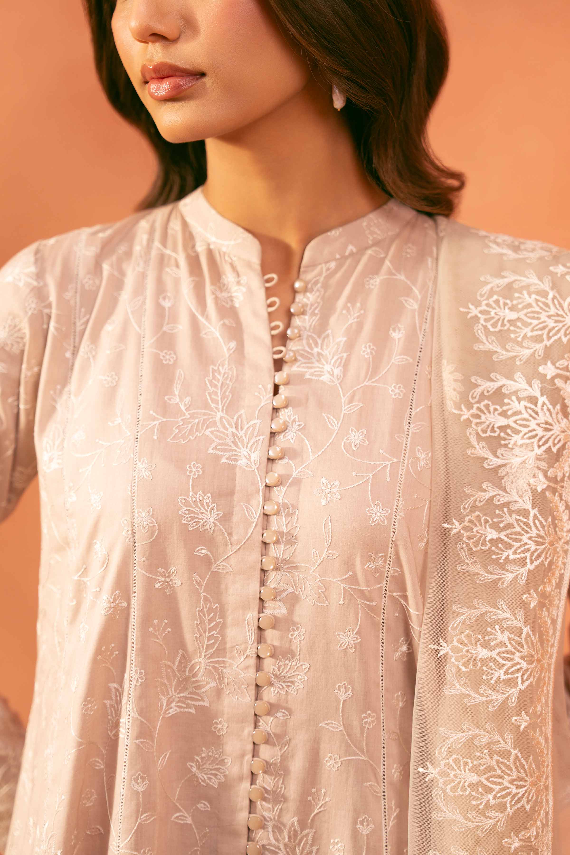 3 Piece - Embroidered Suit - KFE25-181 - Image 3