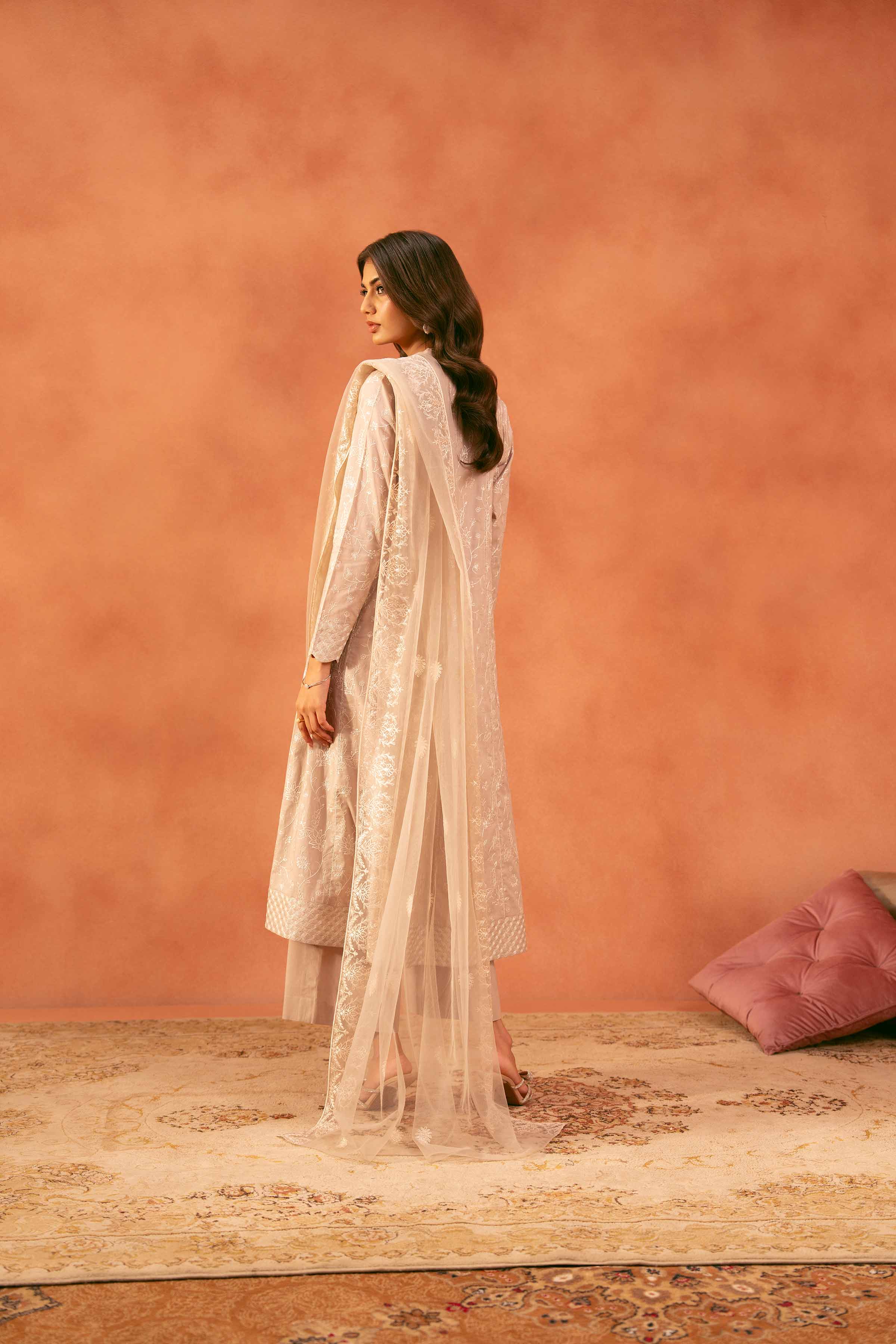 3 Piece - Embroidered Suit - KFE25-181 - Image 4
