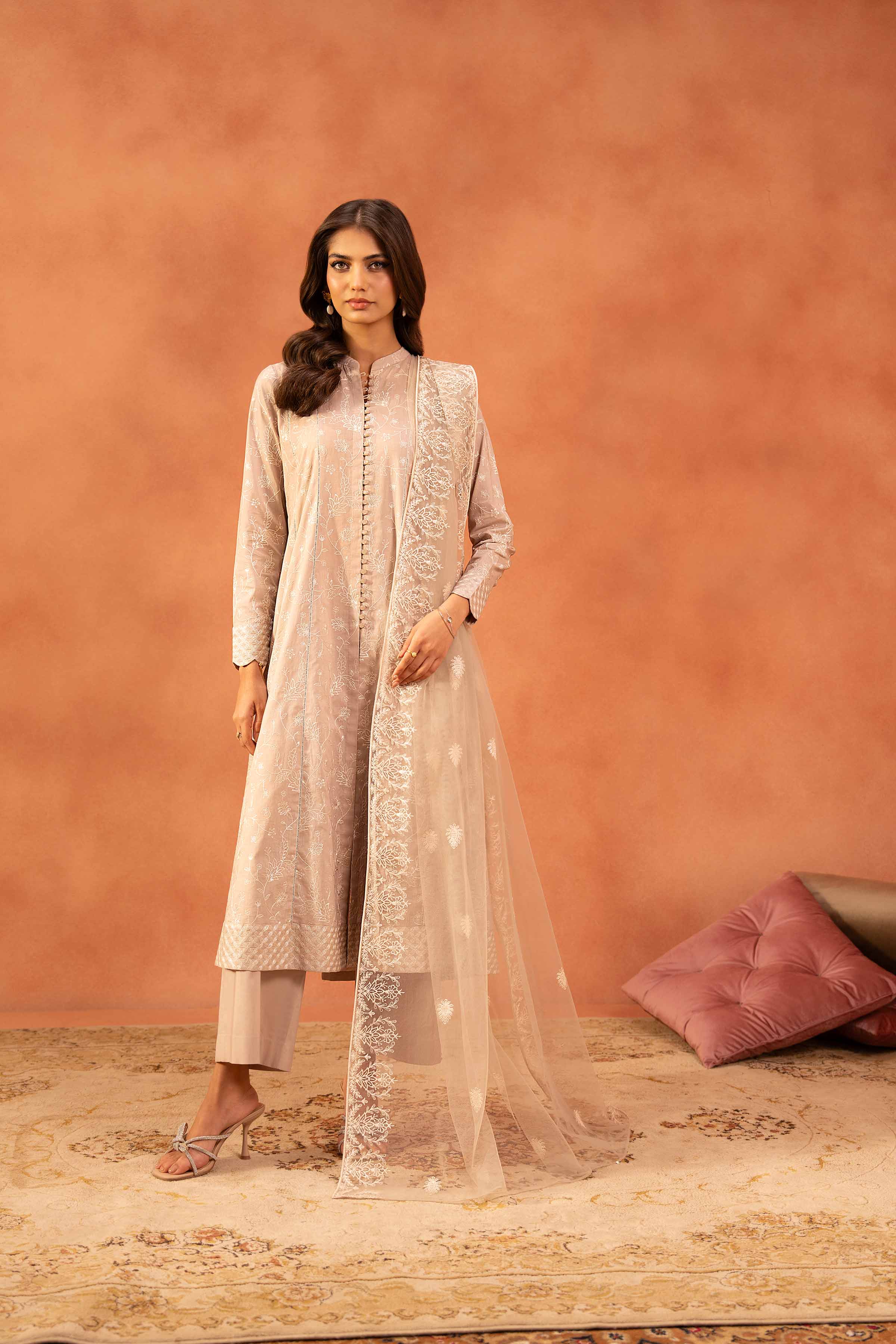 3 Piece - Embroidered Suit - KFE25-181 - Image 5