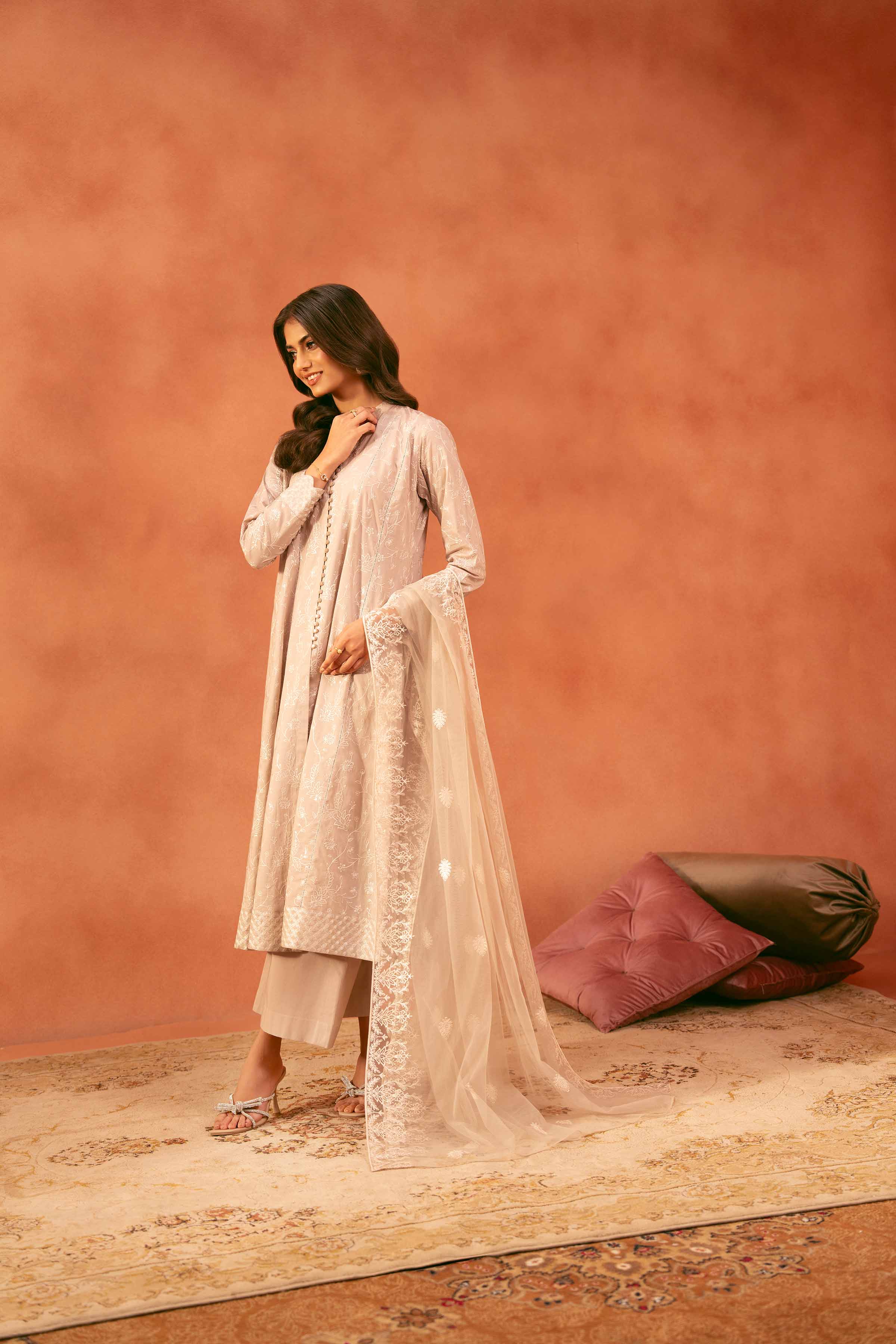 3 Piece - Embroidered Suit - KFE25-181 - Image 6