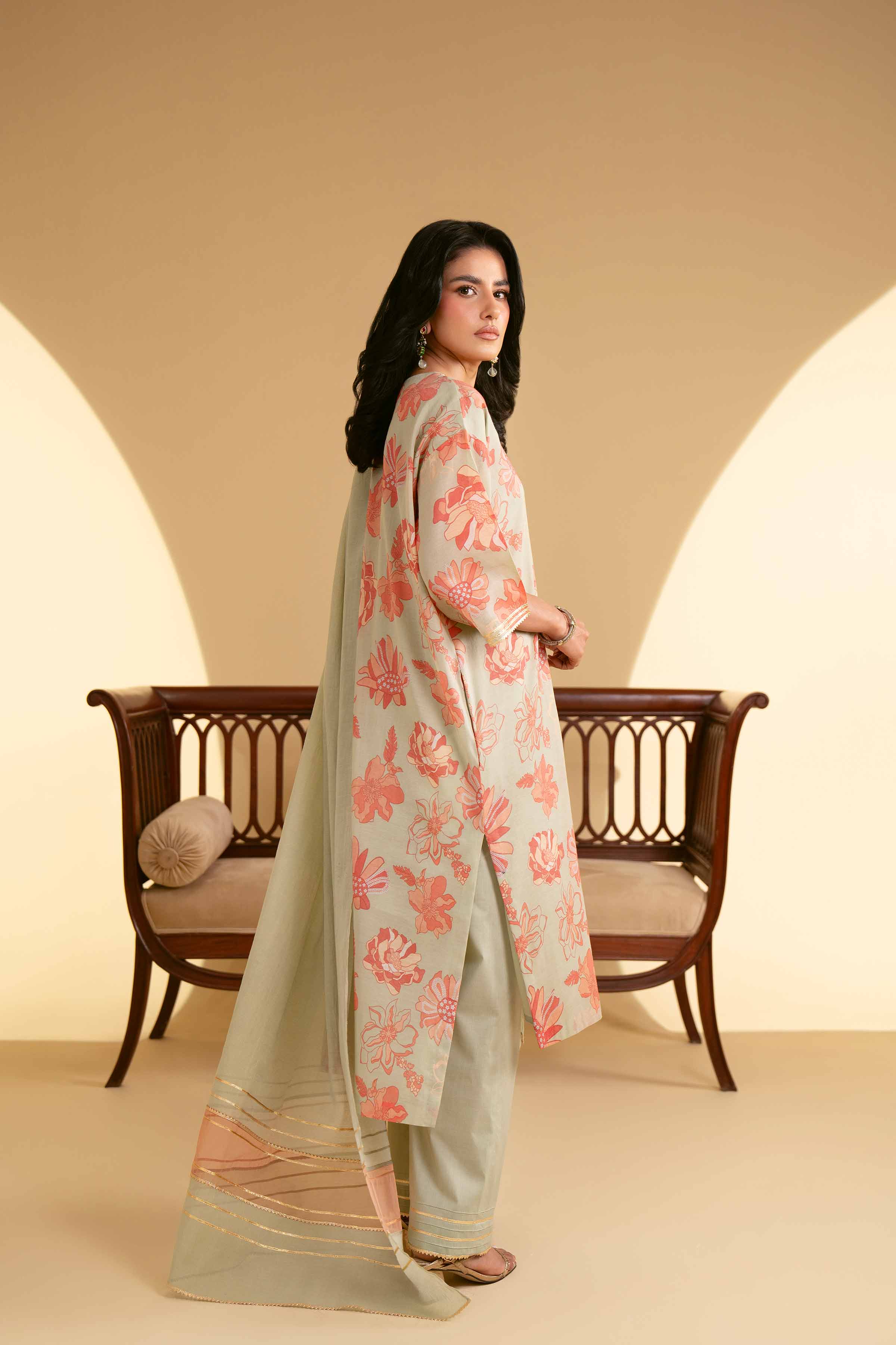 3 Piece - Printed Suit - KFE25-82 - Image 3
