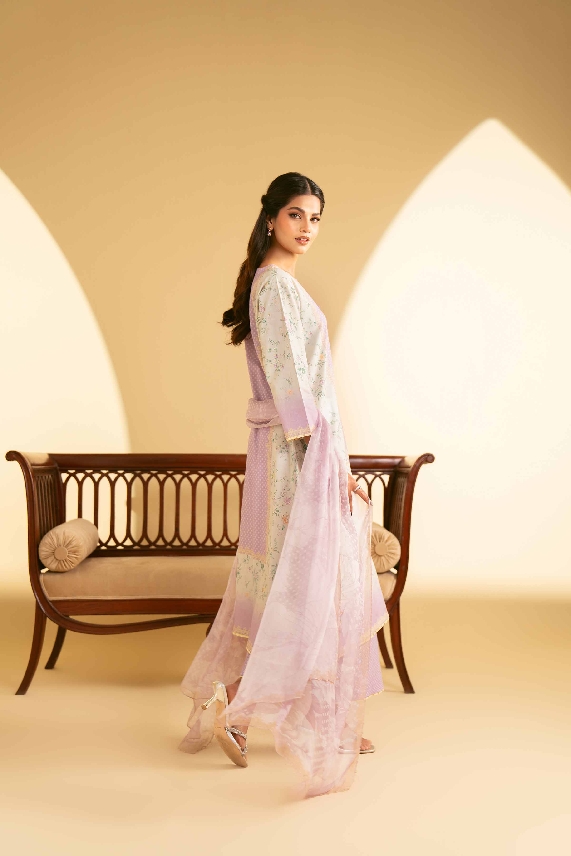 3 Piece - Printed Suit - KFE25-89 - Image 3