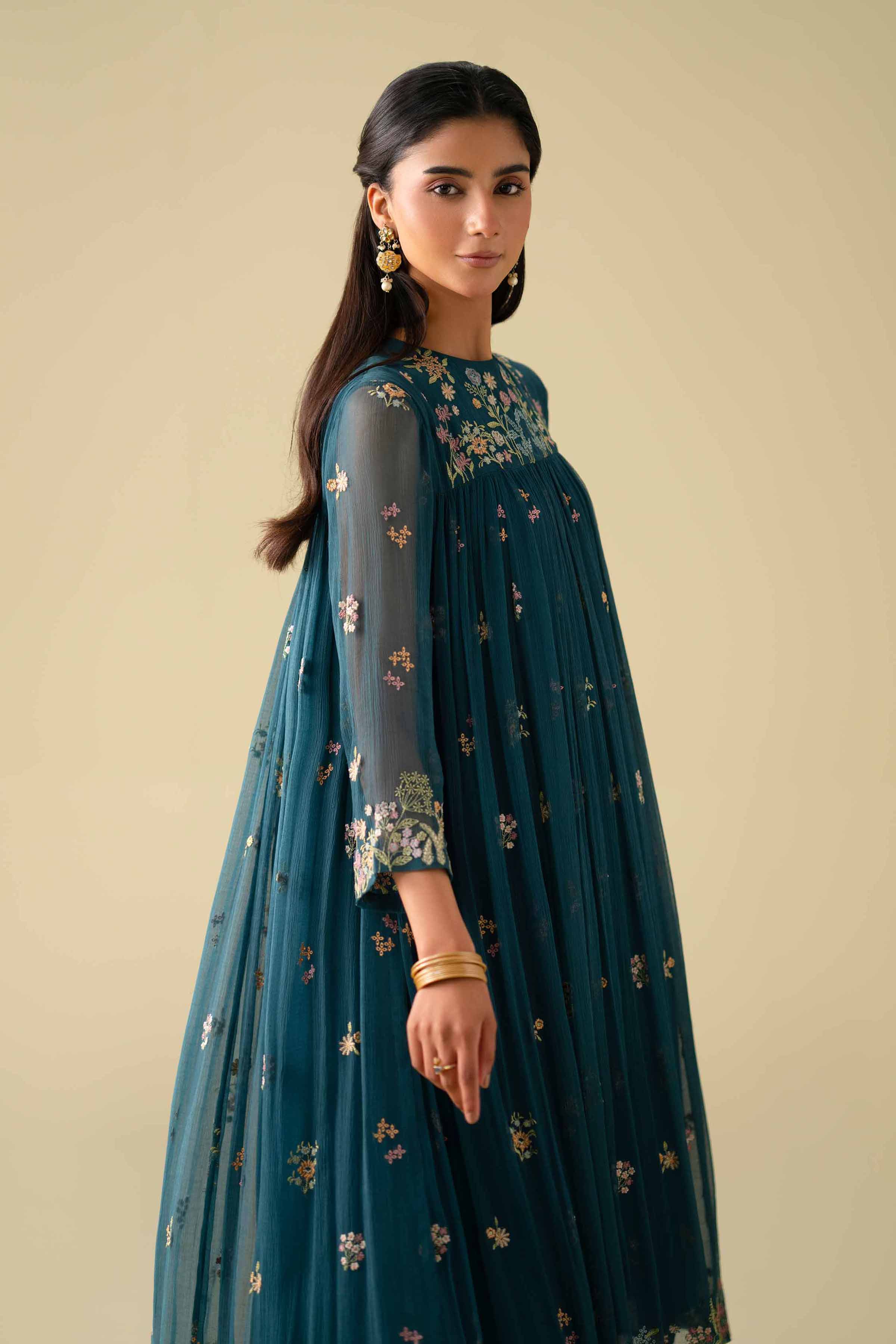 Embroidered Dress - KFE26-05 - Image 6