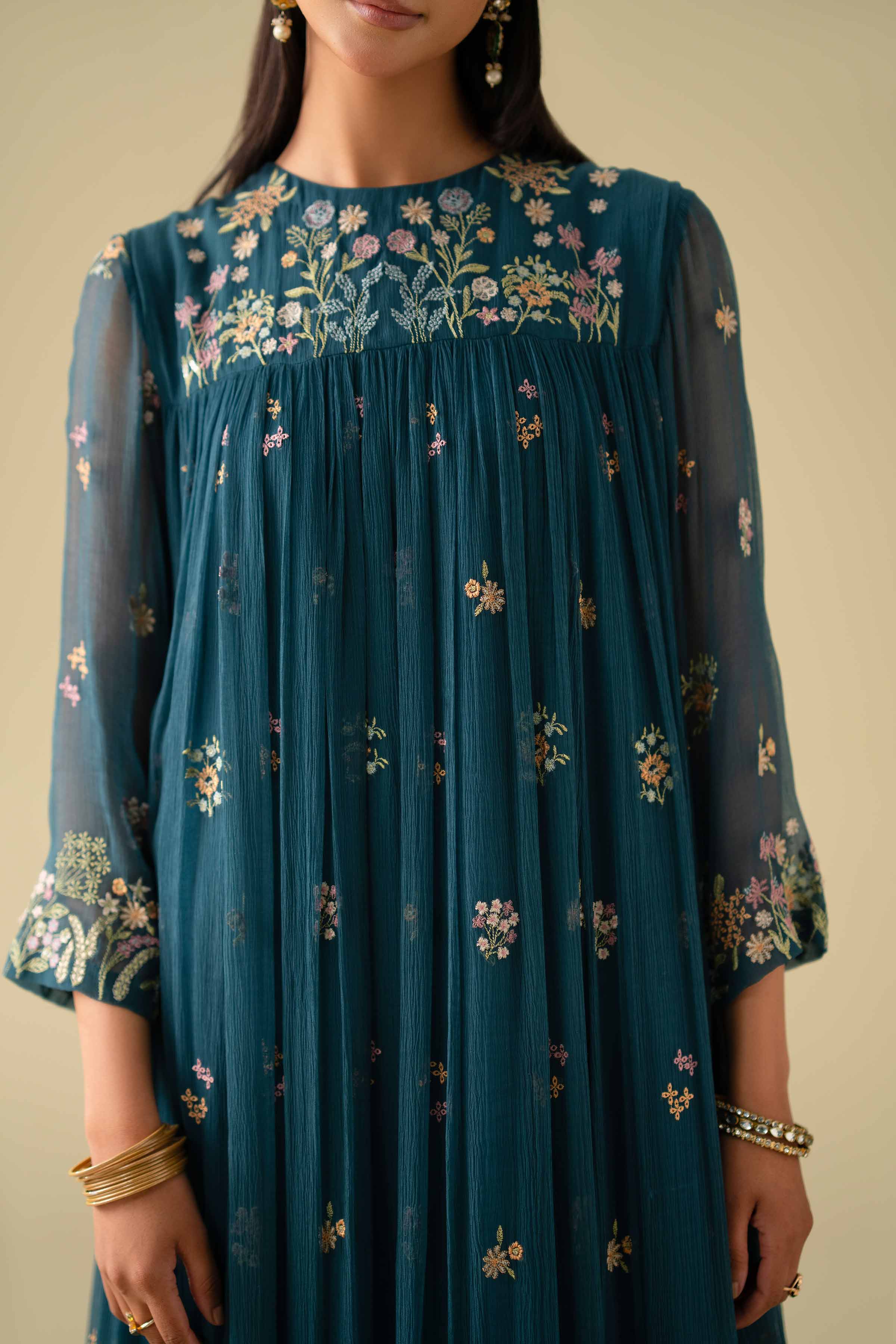 Embroidered Dress - KFE26-05 - Image 8