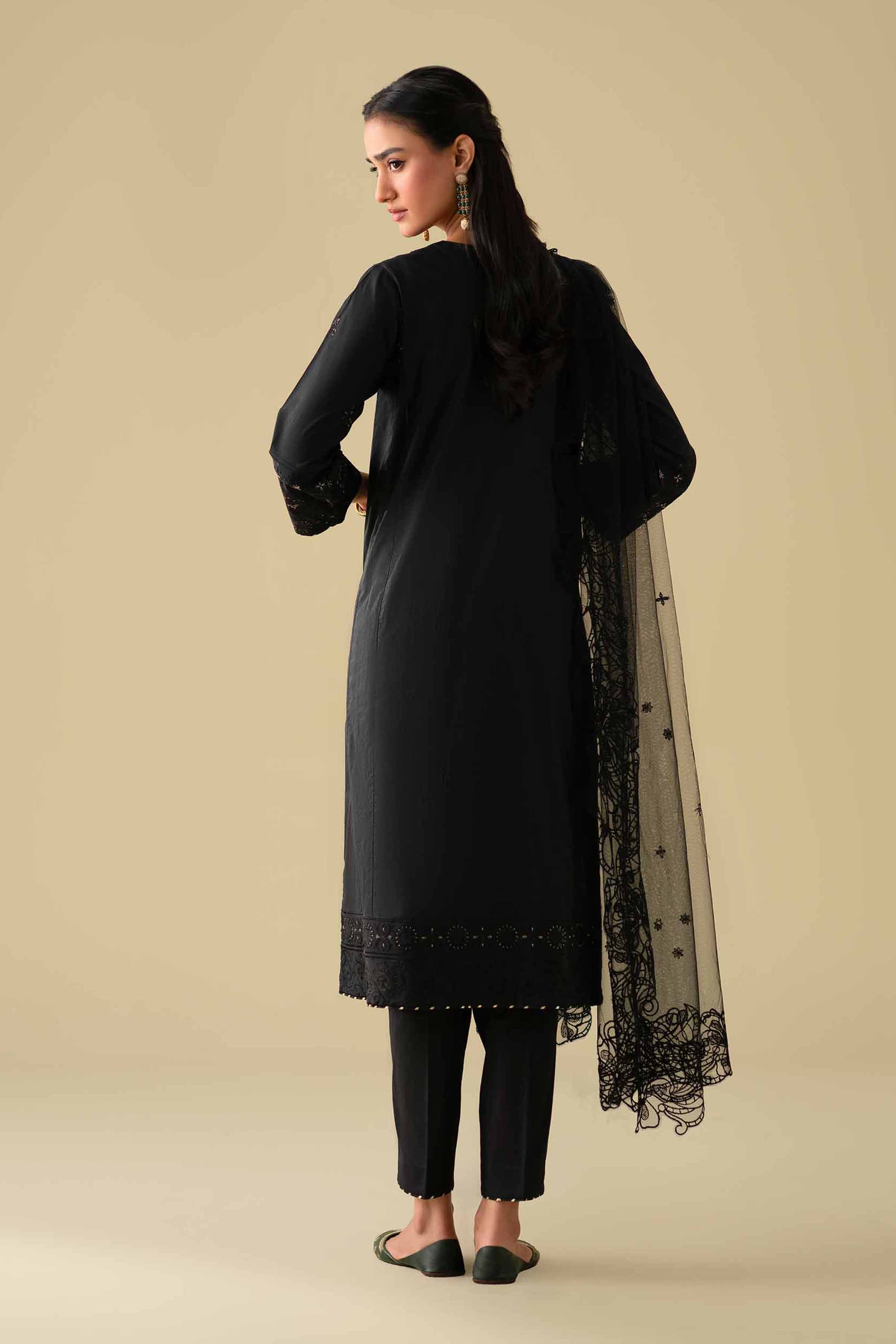 3 Piece - Embroidered Suit - KFE26-102 - Image 3