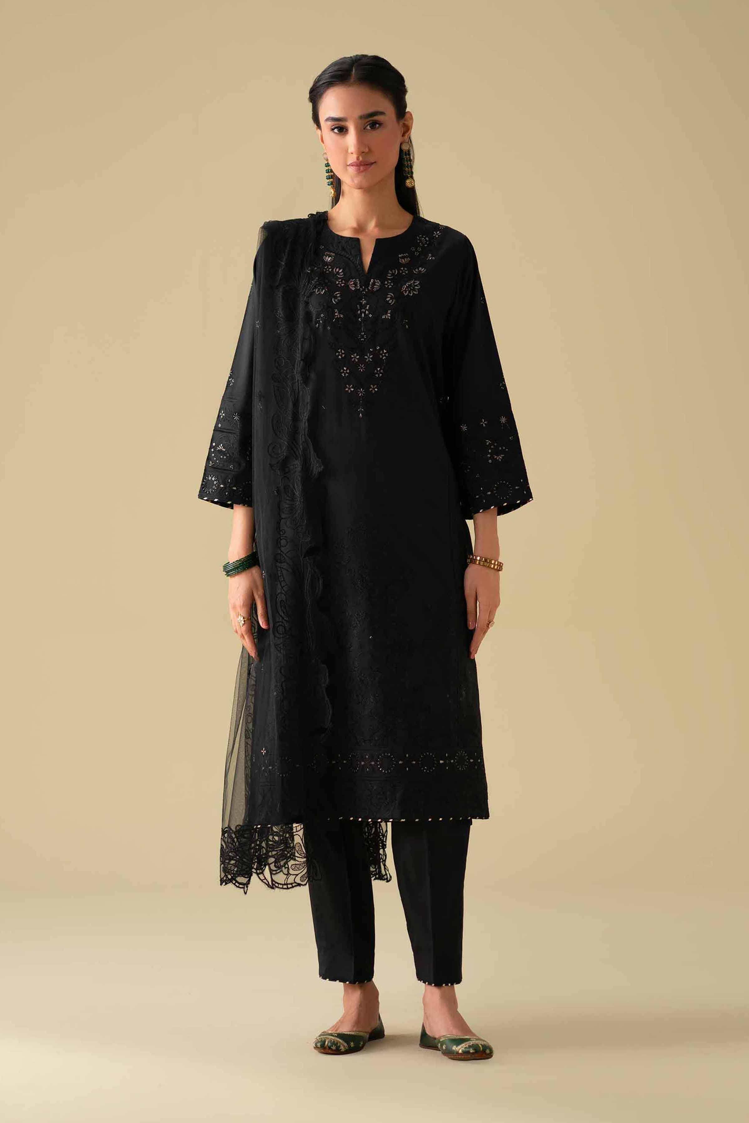 3 Piece - Embroidered Suit - KFE26-102 - Image 5