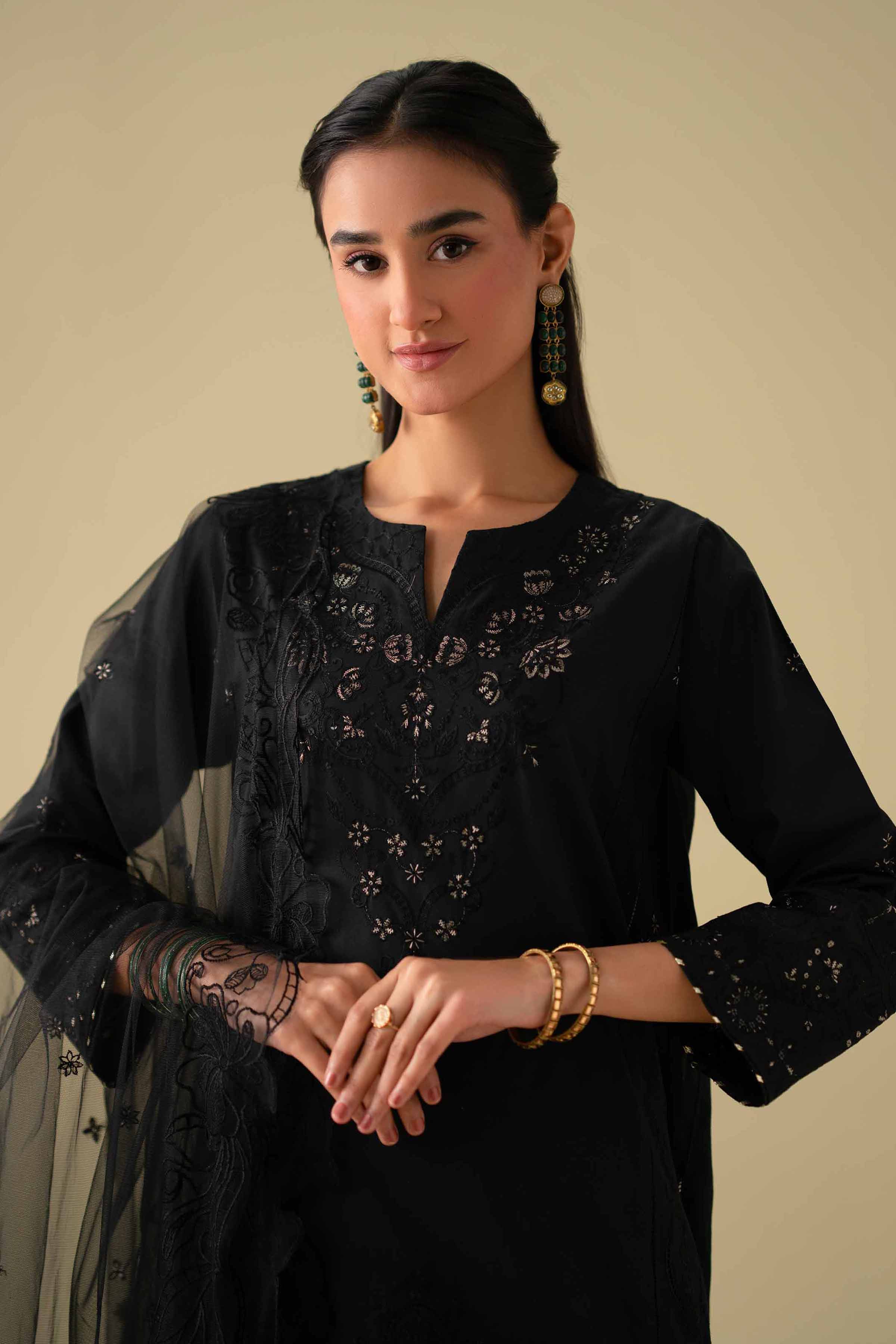 3 Piece - Embroidered Suit - KFE26-102 - Image 6