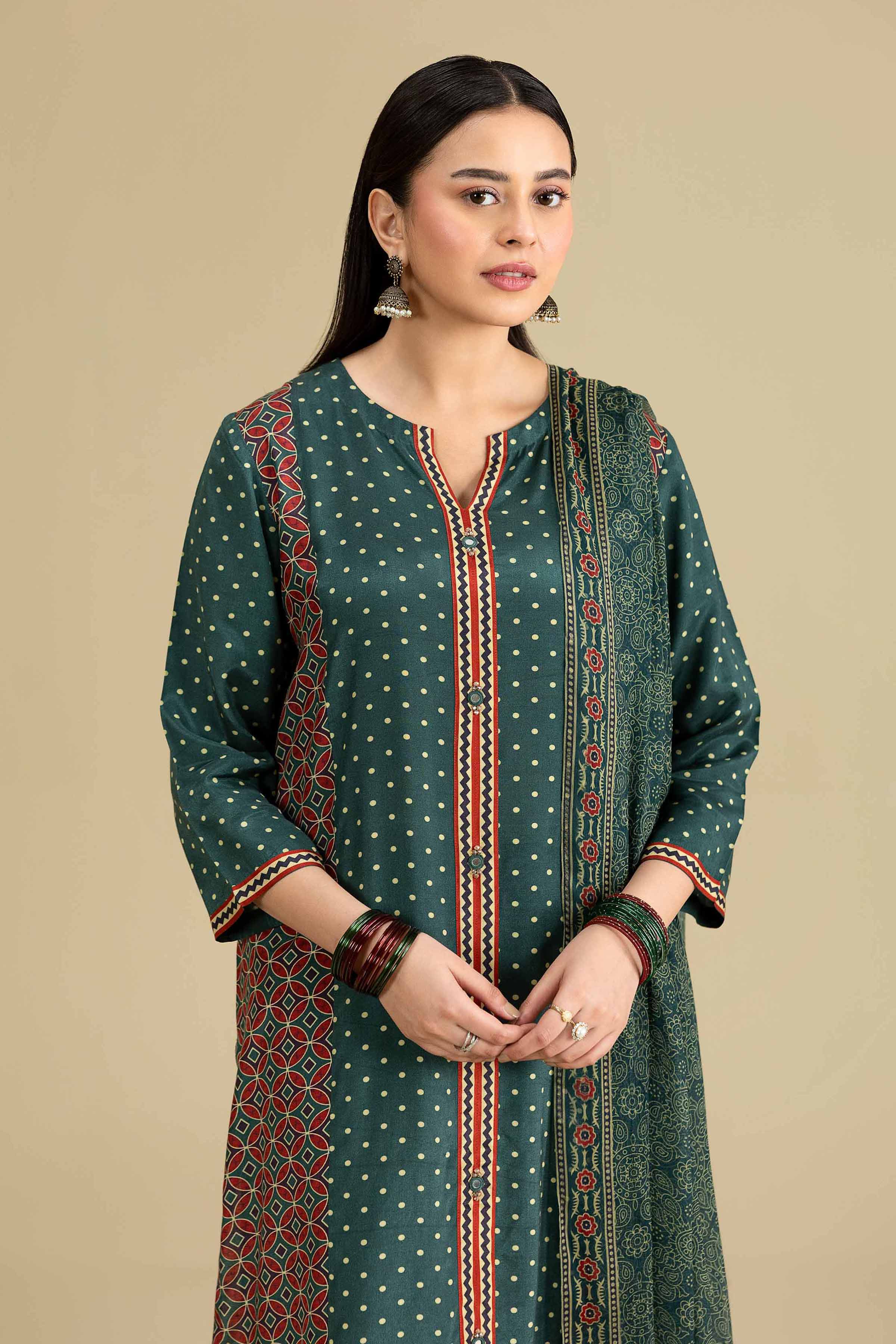 3 Piece - Printed Suit - KFE26-111 - Image 5
