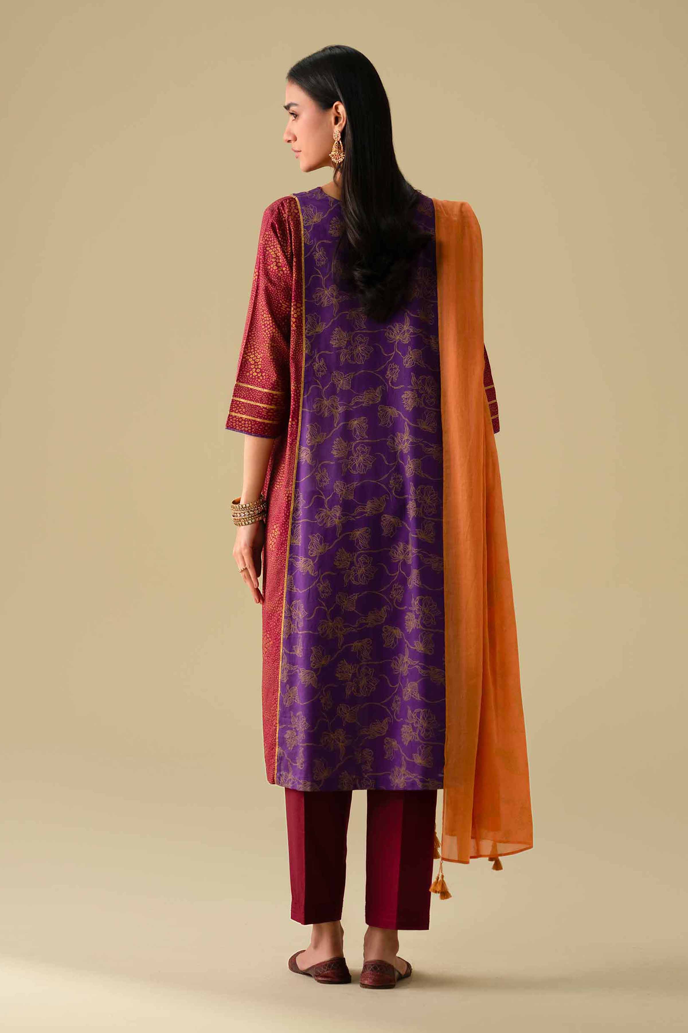 3 Piece - Printed Suit - KFE26-114 - Image 4