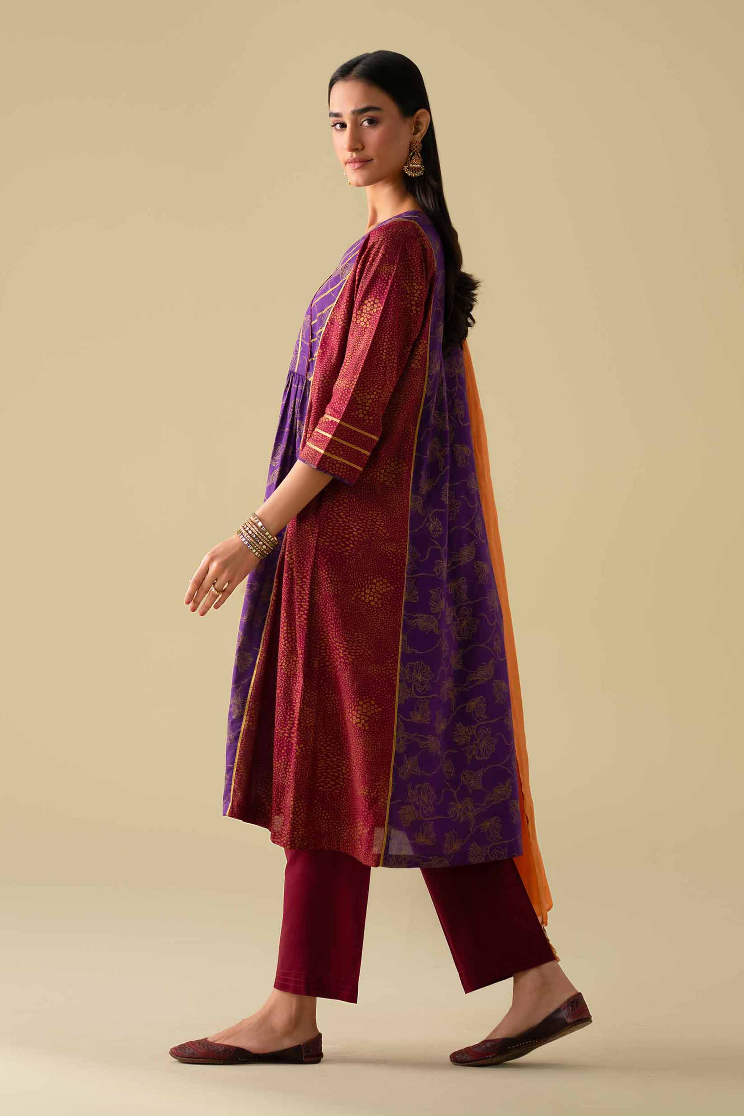 3 Piece - Printed Suit - KFE26-114 - Image 5