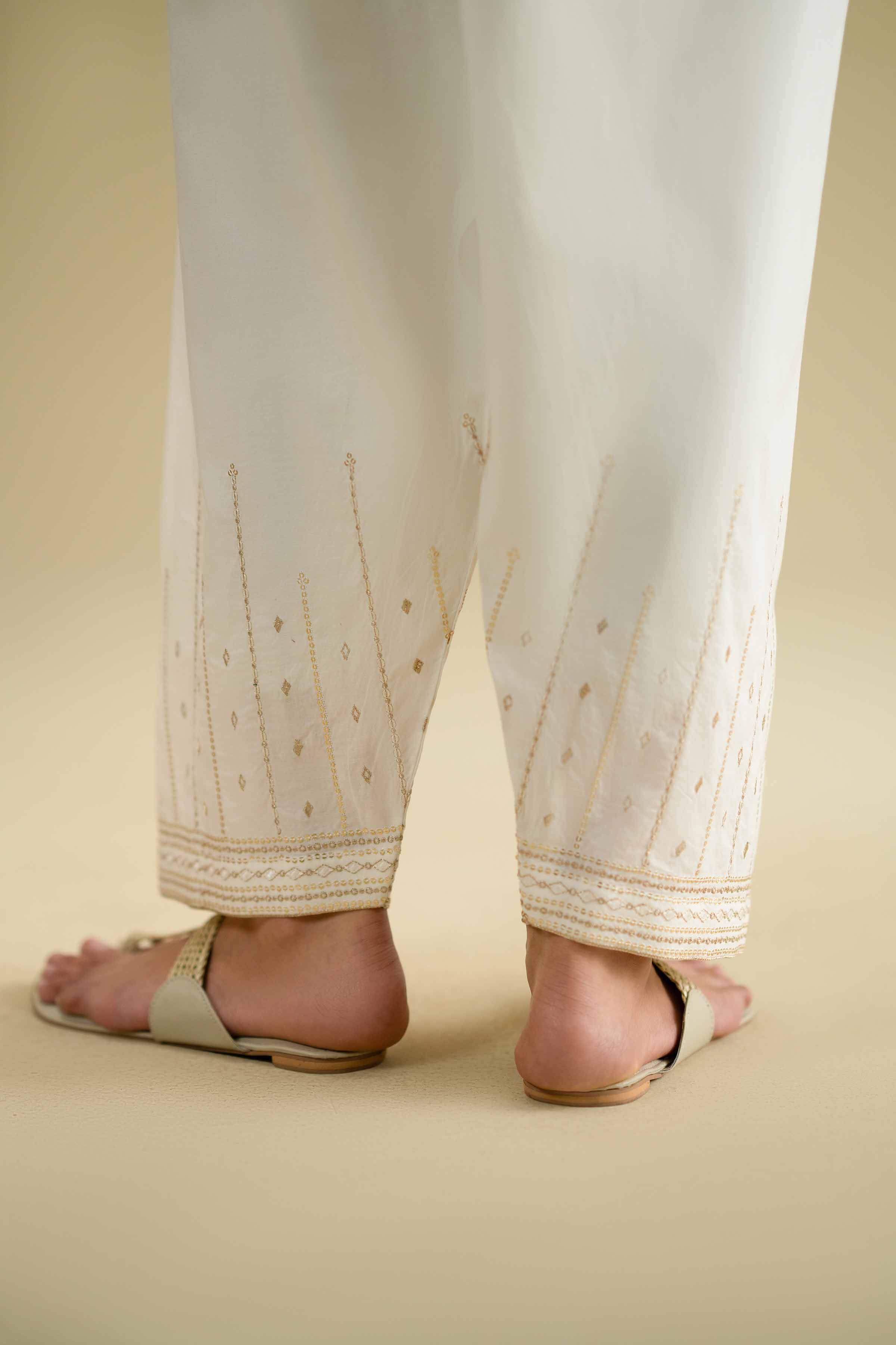 Embroidered Shalwar - KFE26-128 - Image 3