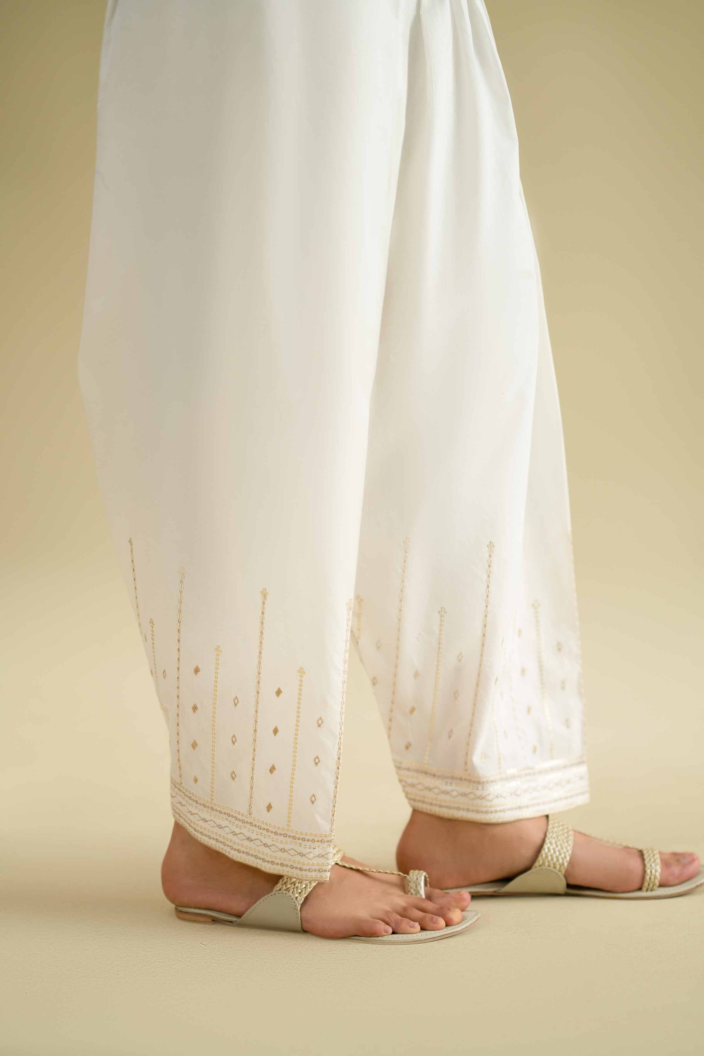 Embroidered Shalwar - KFE26-128 - Image 4