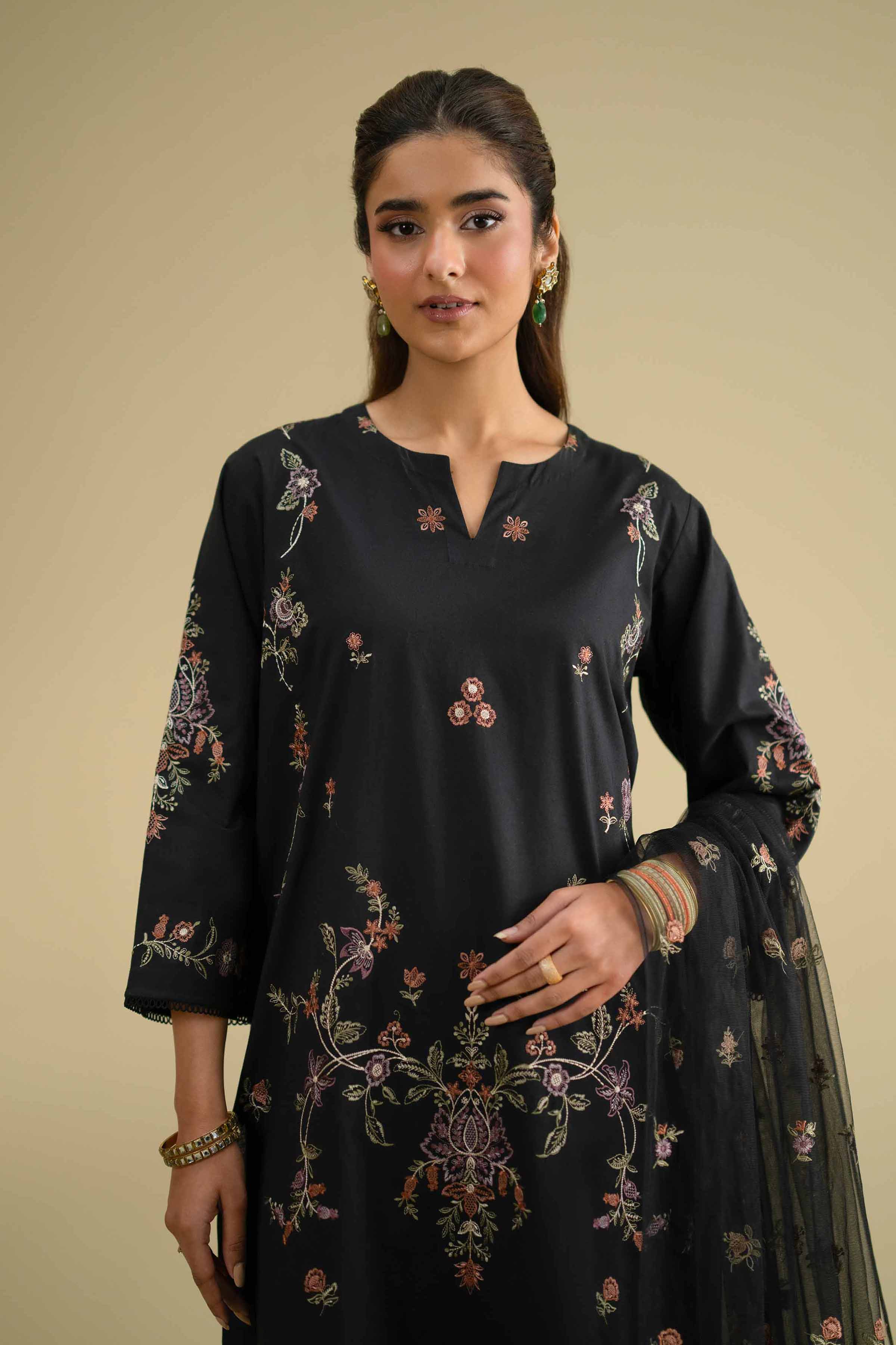 2 Piece - Embroidered Suit - KFE26-20 - Image 8