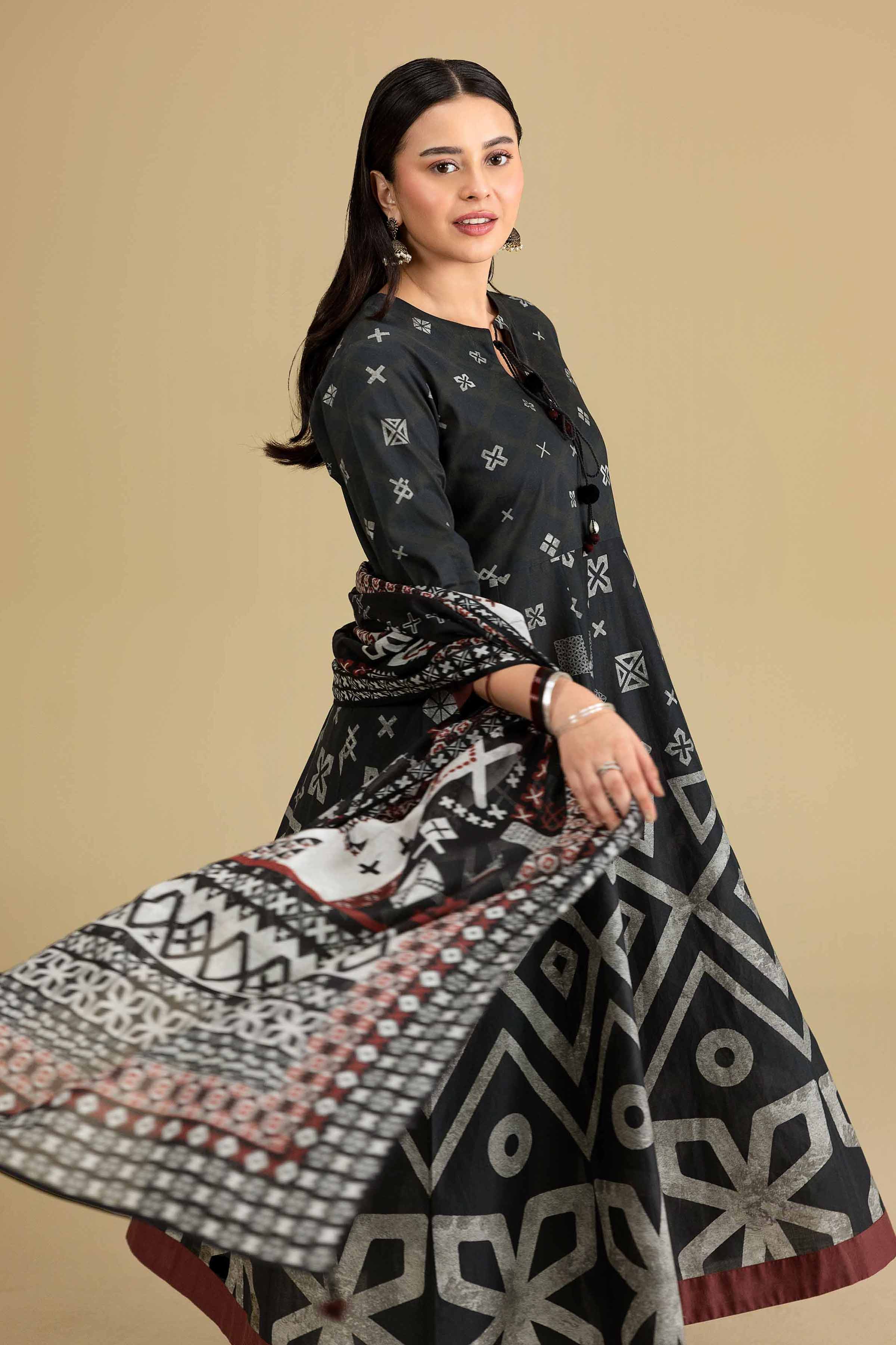 3 Piece - Printed Suit - KFE26-205 - Image 5