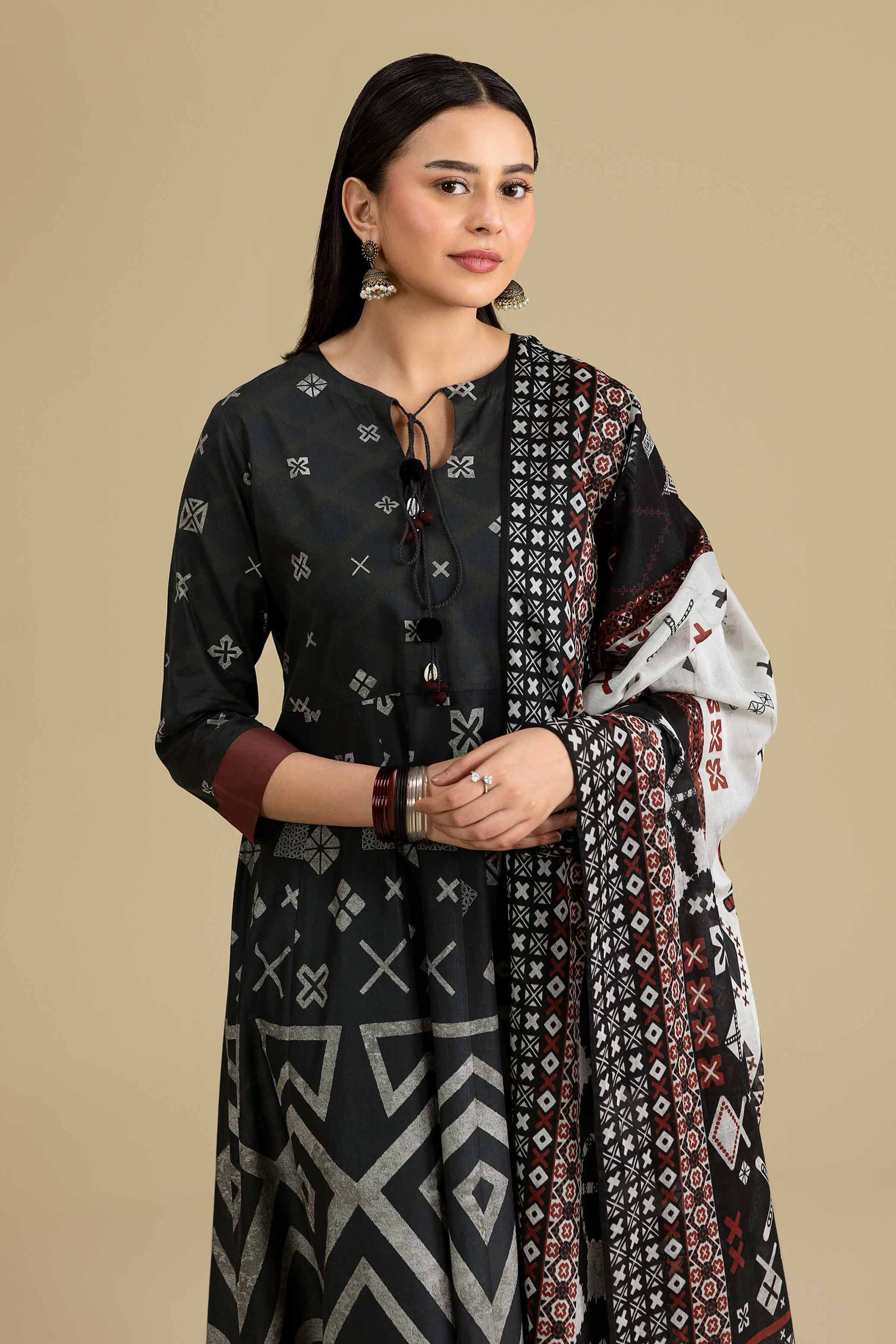 3 Piece - Printed Suit - KFE26-205 - Image 6