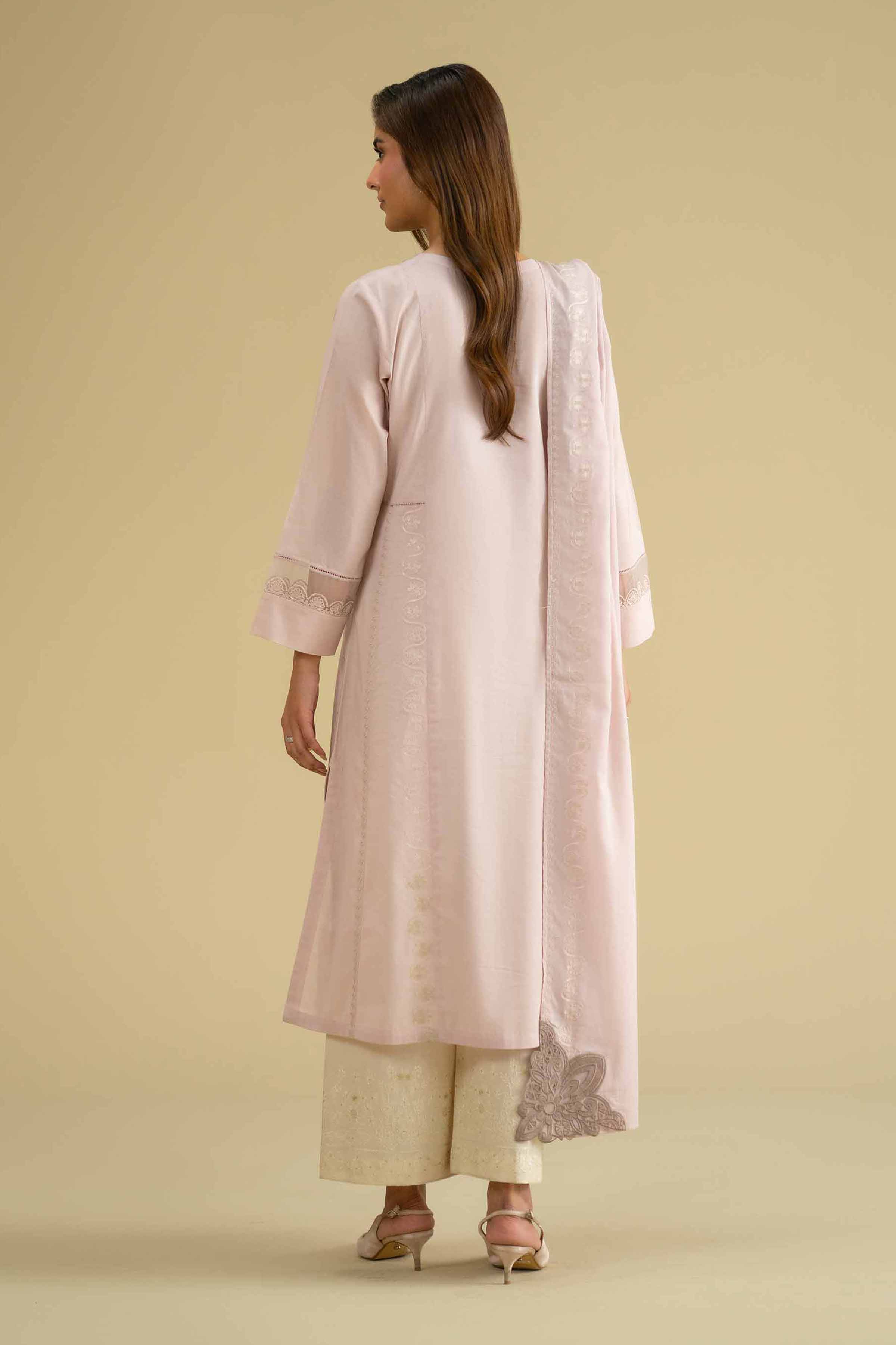 2 Piece - Embroidered Suit - KFE26-232 - Image 4