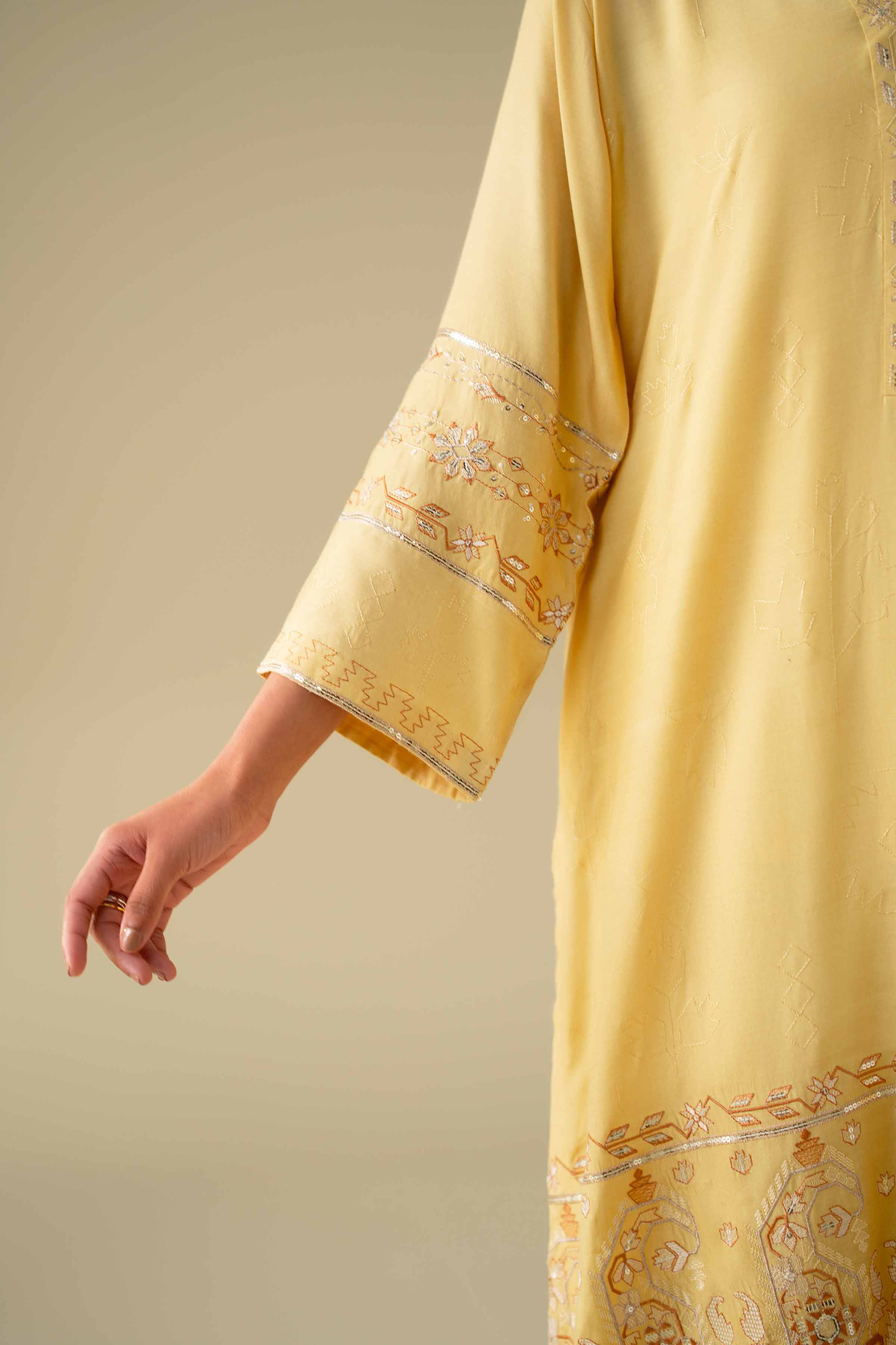 2 Piece - Embroidered Suit - KFE26-68 - Image 8