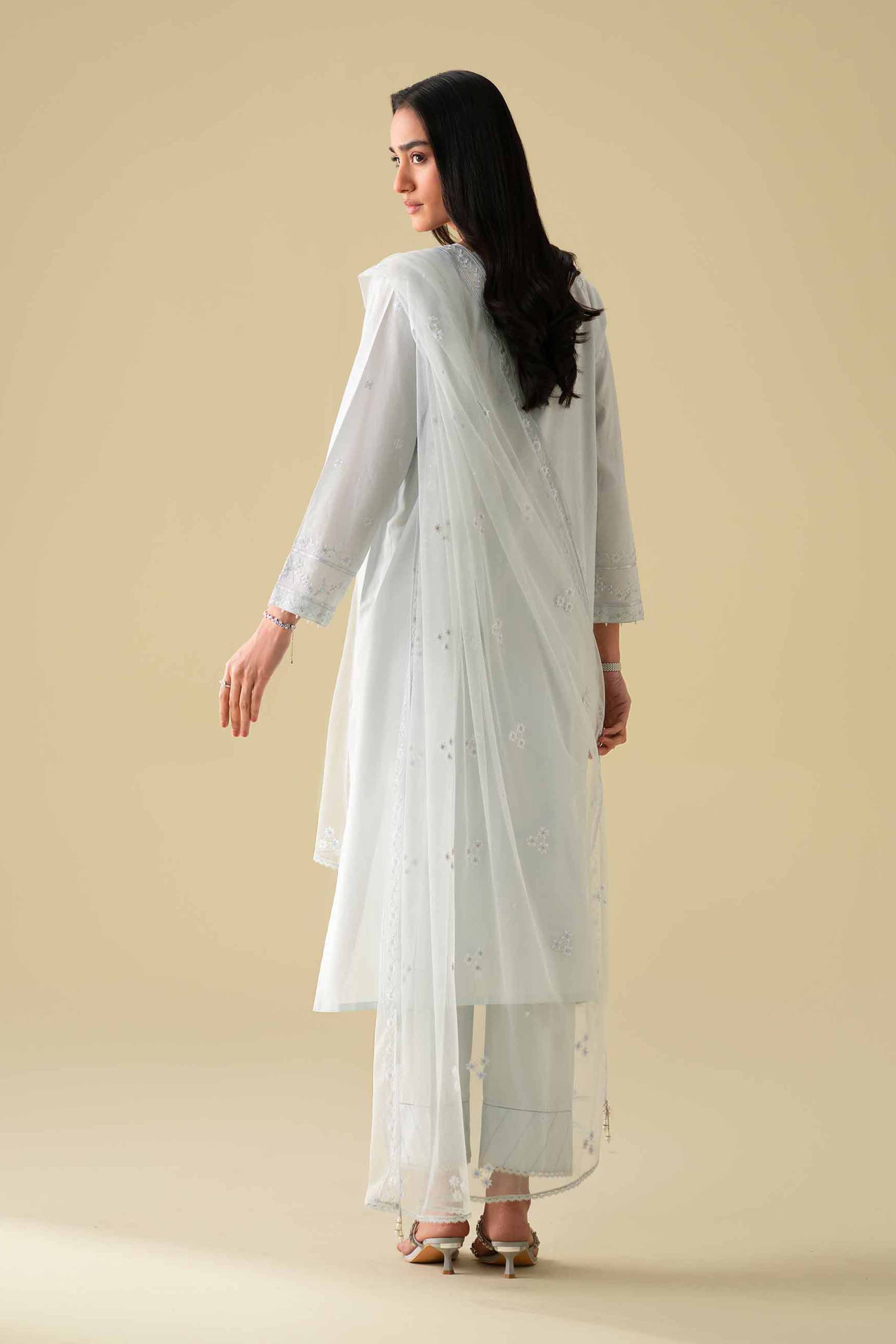 3 Piece - Embroidered Suit - KFE26-79 - Image 4