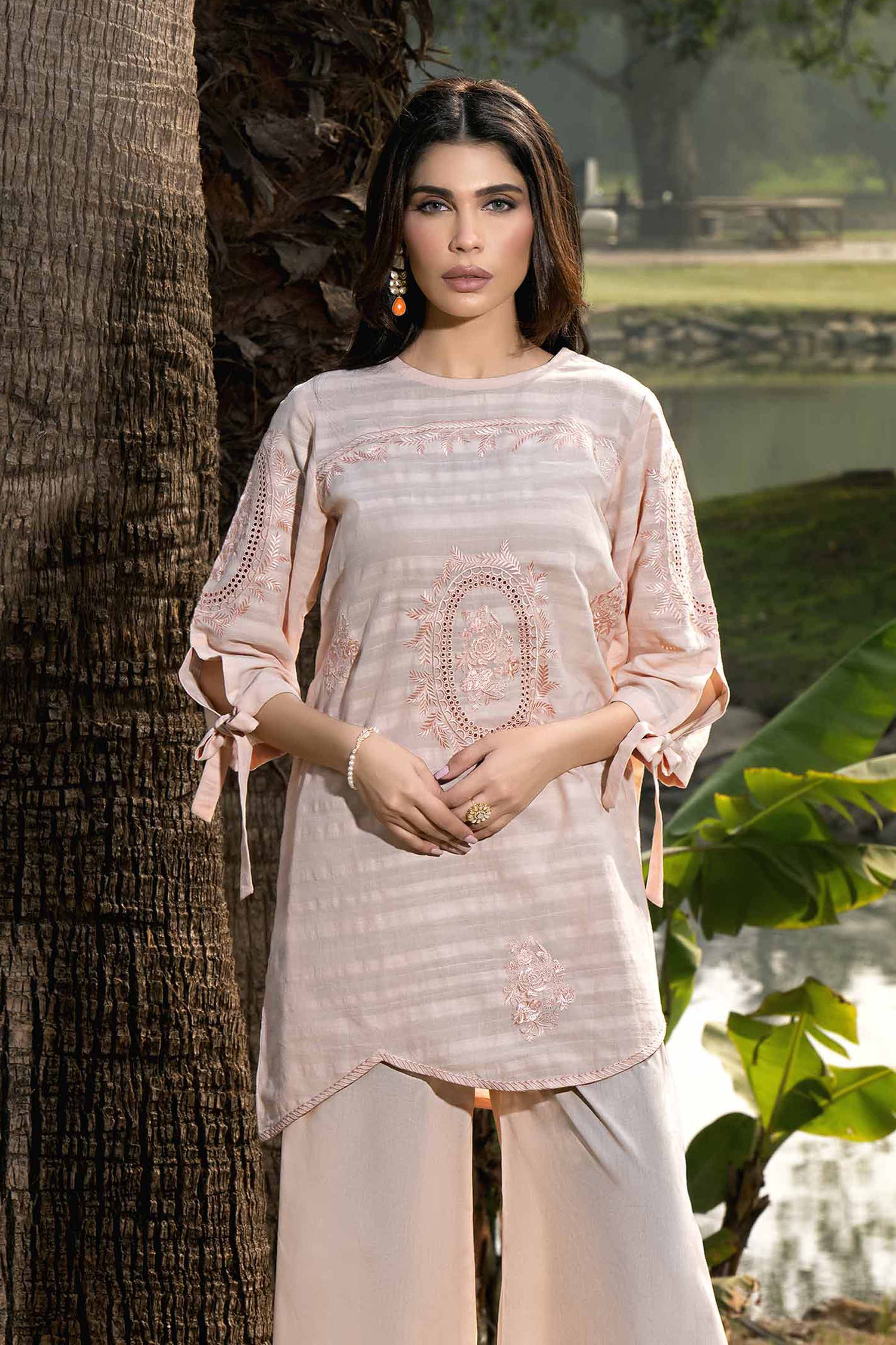 2 Piece - Embroidered Suit - KFS24-18 - Image 2