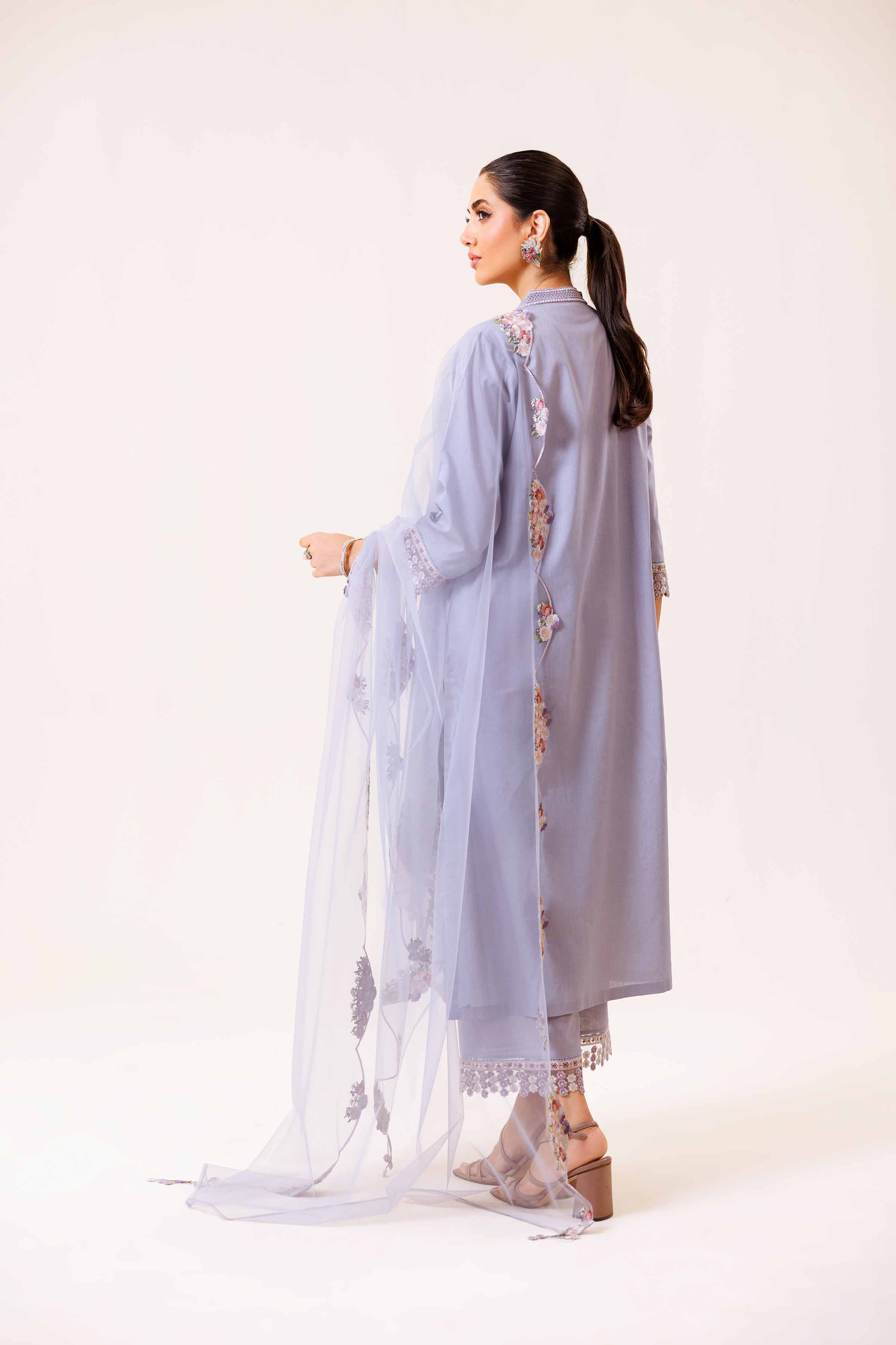 3 Piece - Embroidered Suit - KFS24-88 - Image 3
