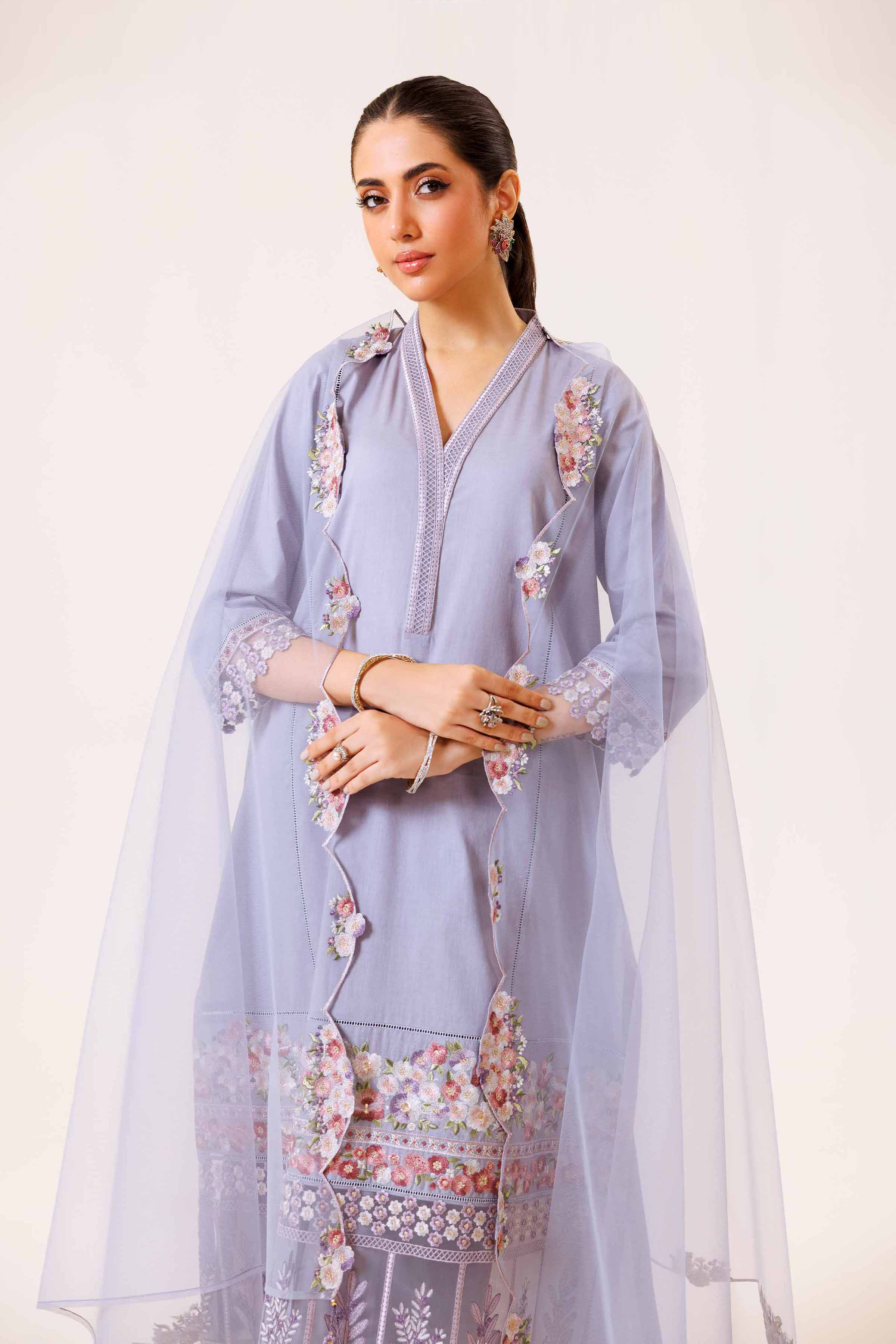 3 Piece - Embroidered Suit - KFS24-88 - Image 5