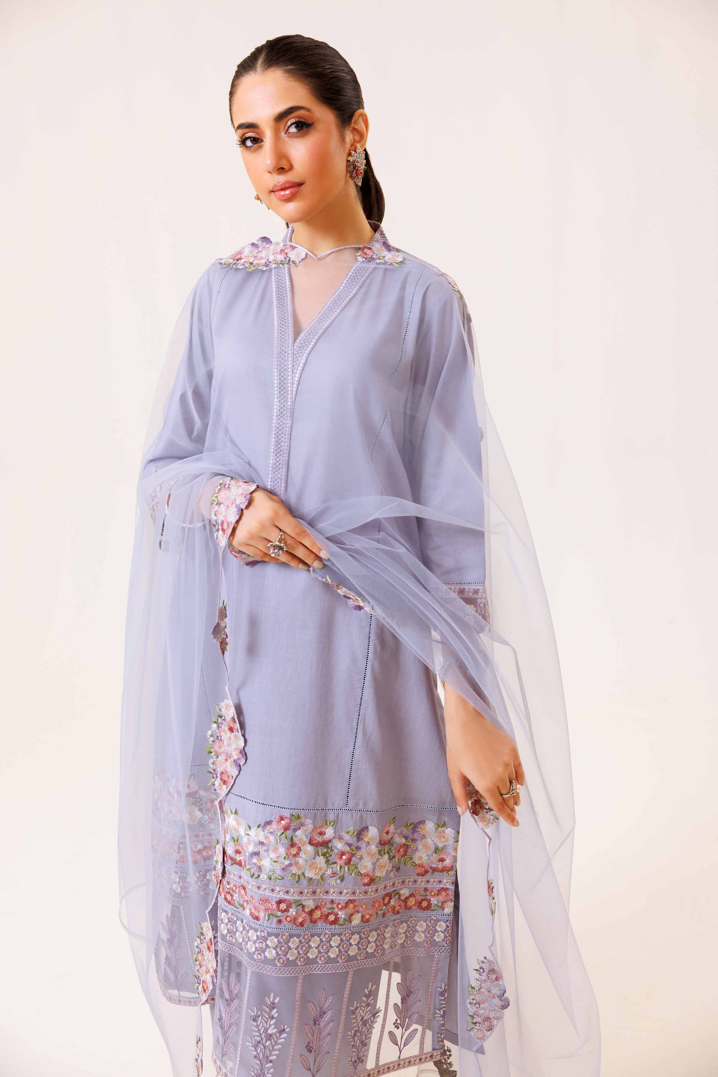 3 Piece - Embroidered Suit - KFS24-88 - Image 7