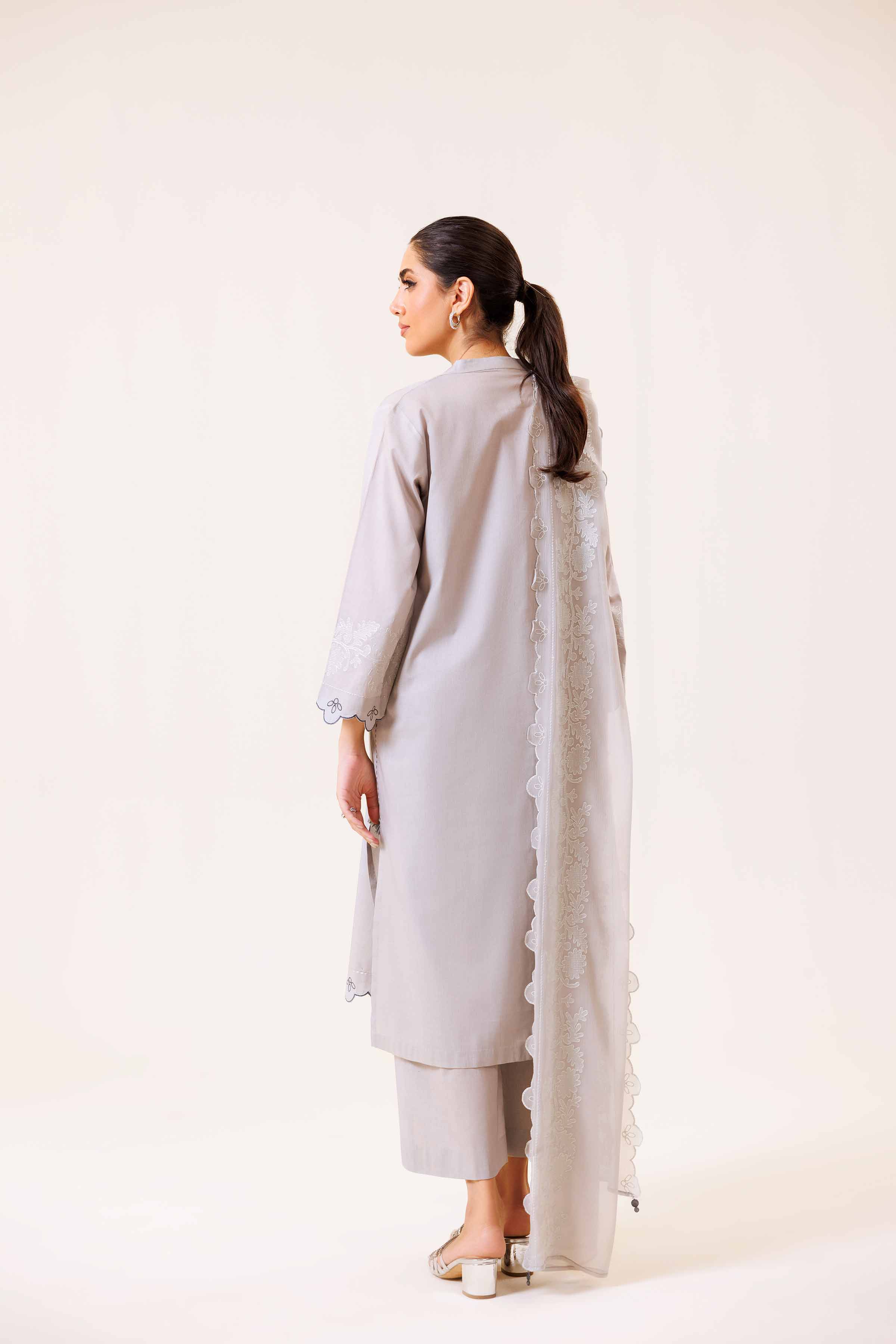 3 Piece - Embroidered Suit - KFS24-94 - Image 3