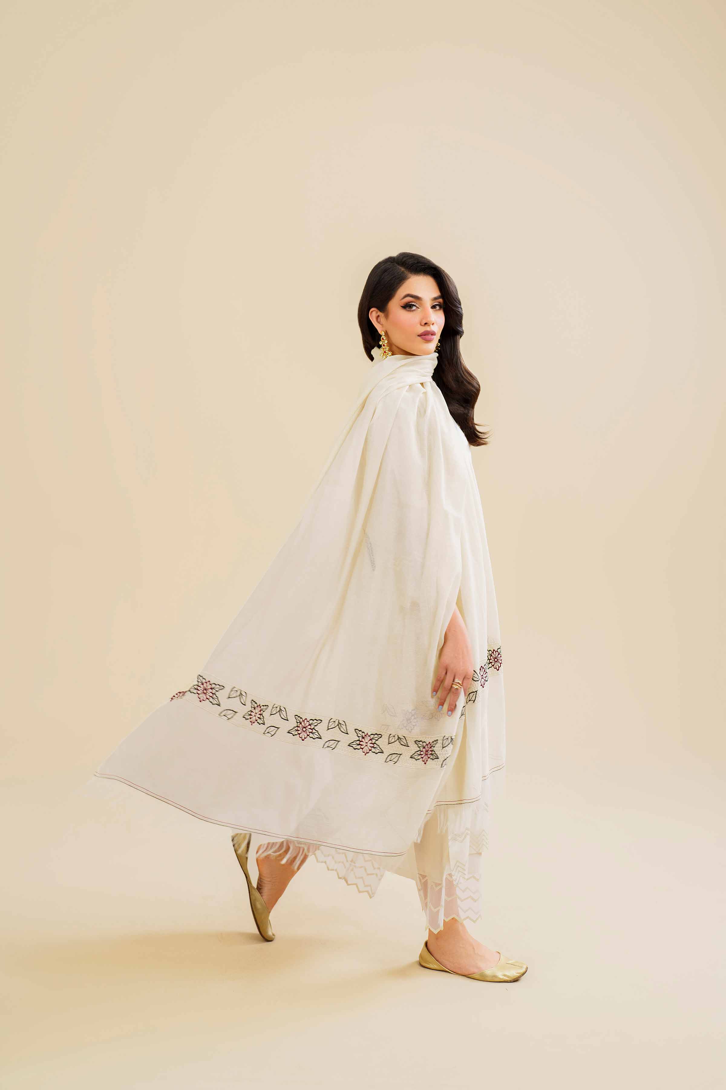 Embroidered Dupatta - KFS24-96 - Image 3