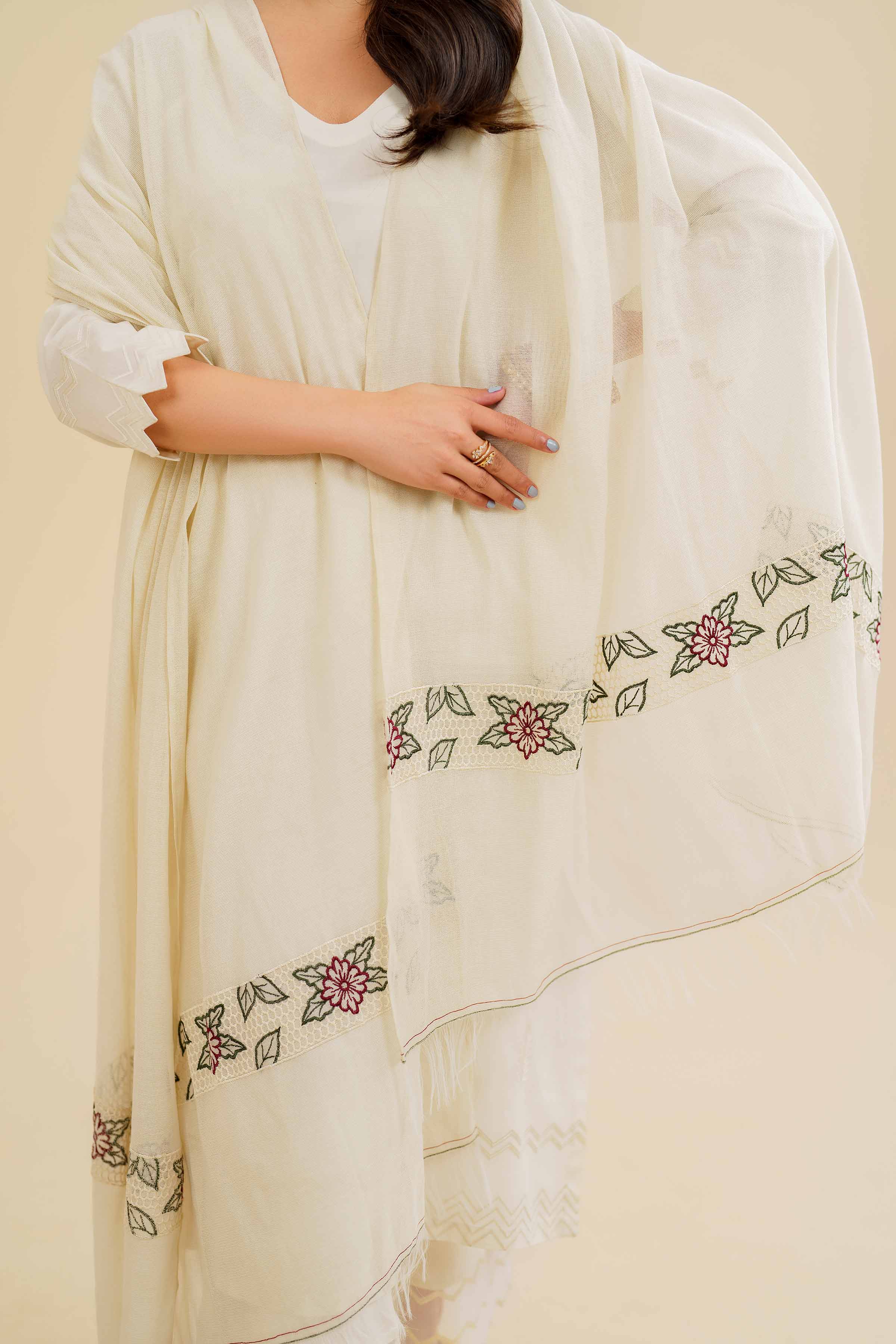 Embroidered Dupatta - KFS24-96 - Image 6