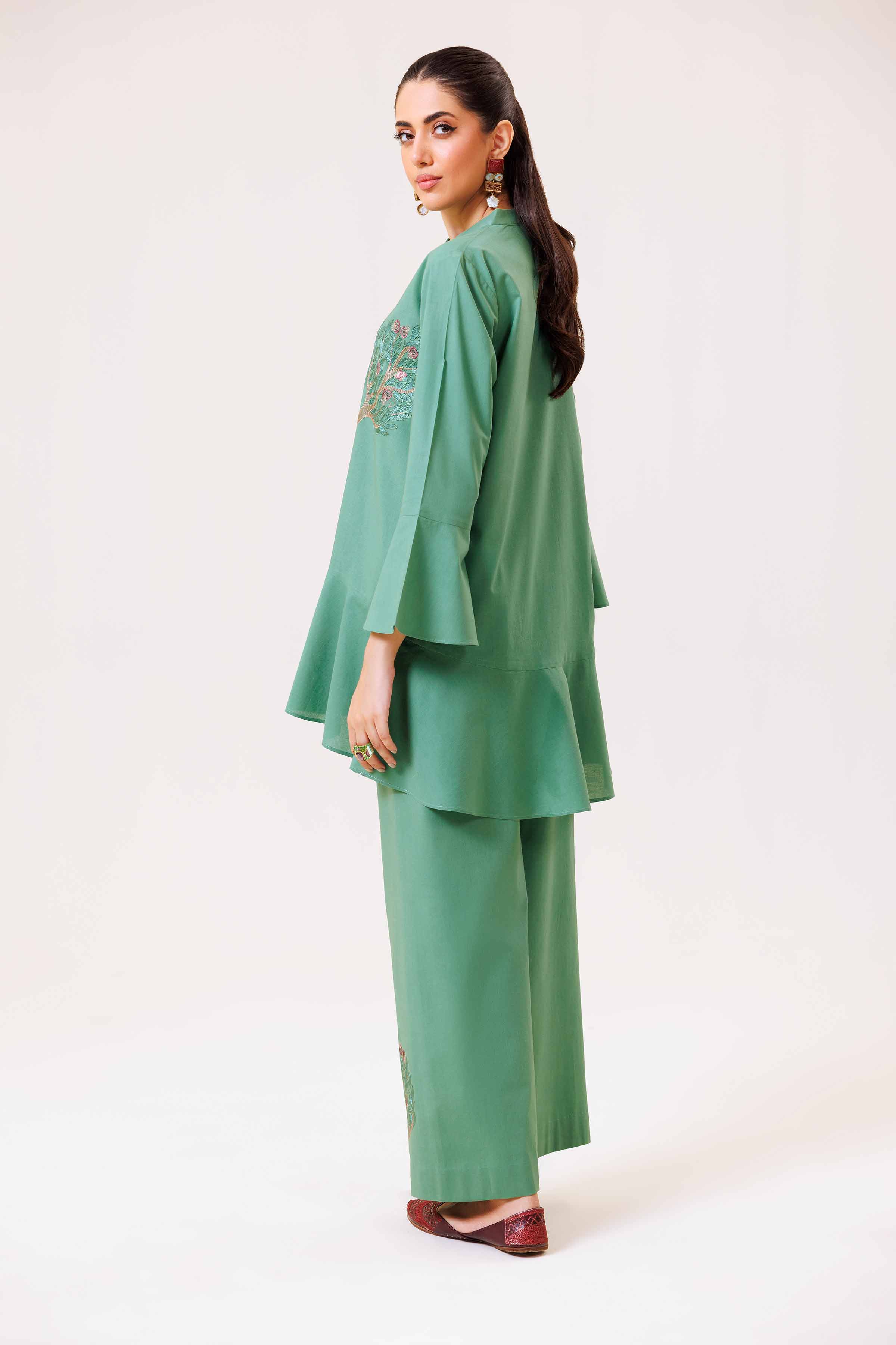 2 Piece - Embroidered Suit - KFS24-98 - Image 6