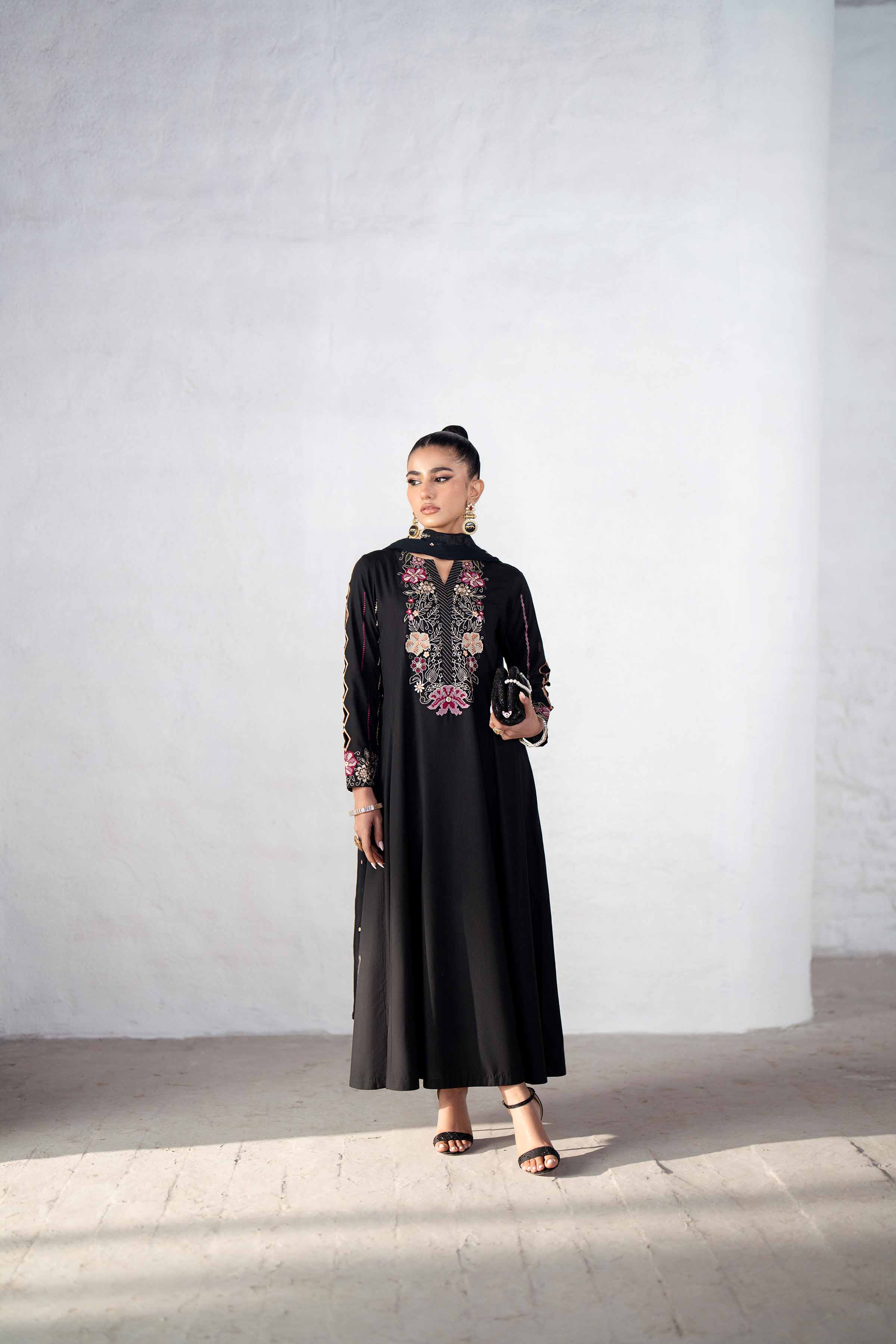 2 Piece - Embroidered Suit - KFS25-10 - Image 6
