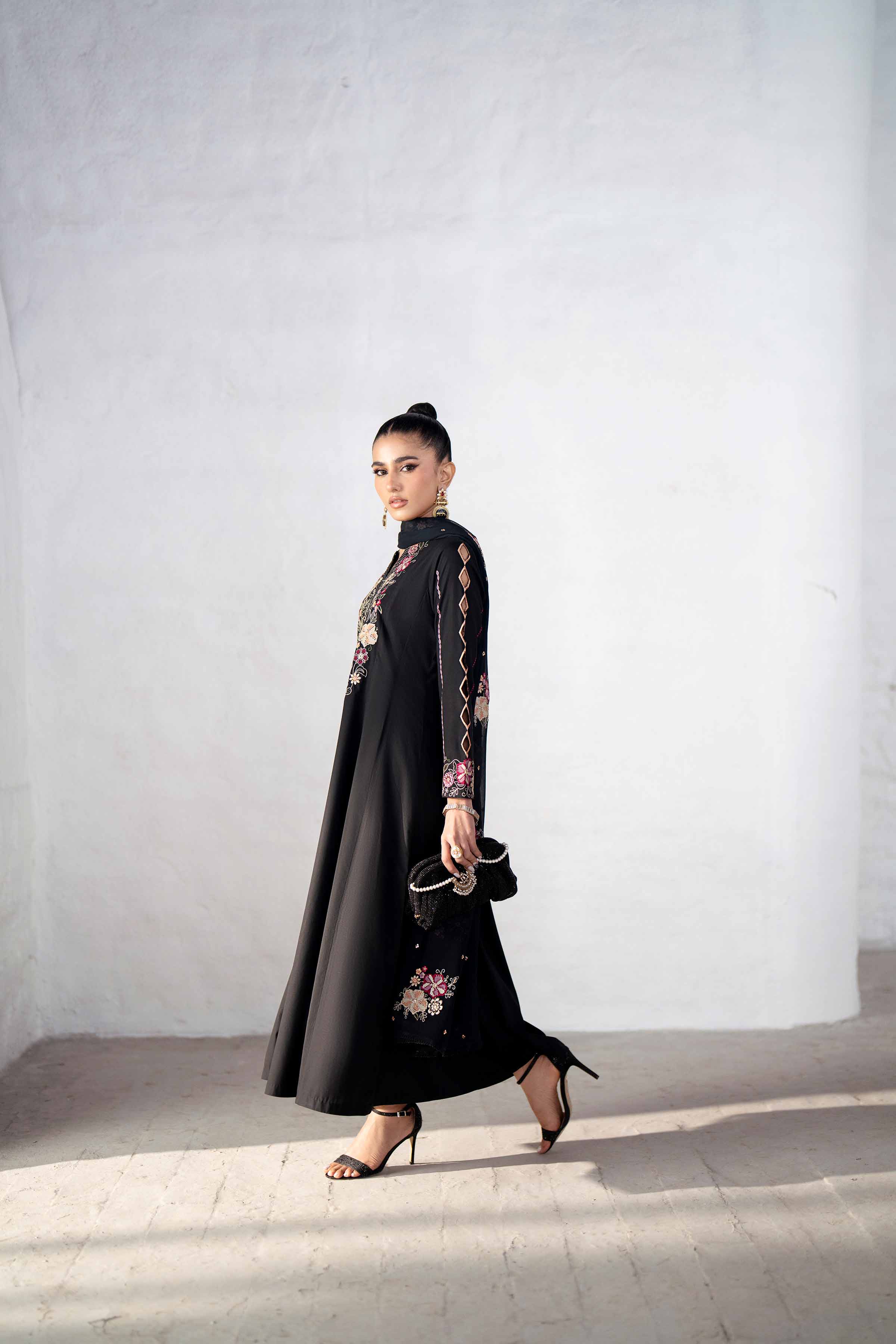 2 Piece - Embroidered Suit - KFS25-10 - Image 7