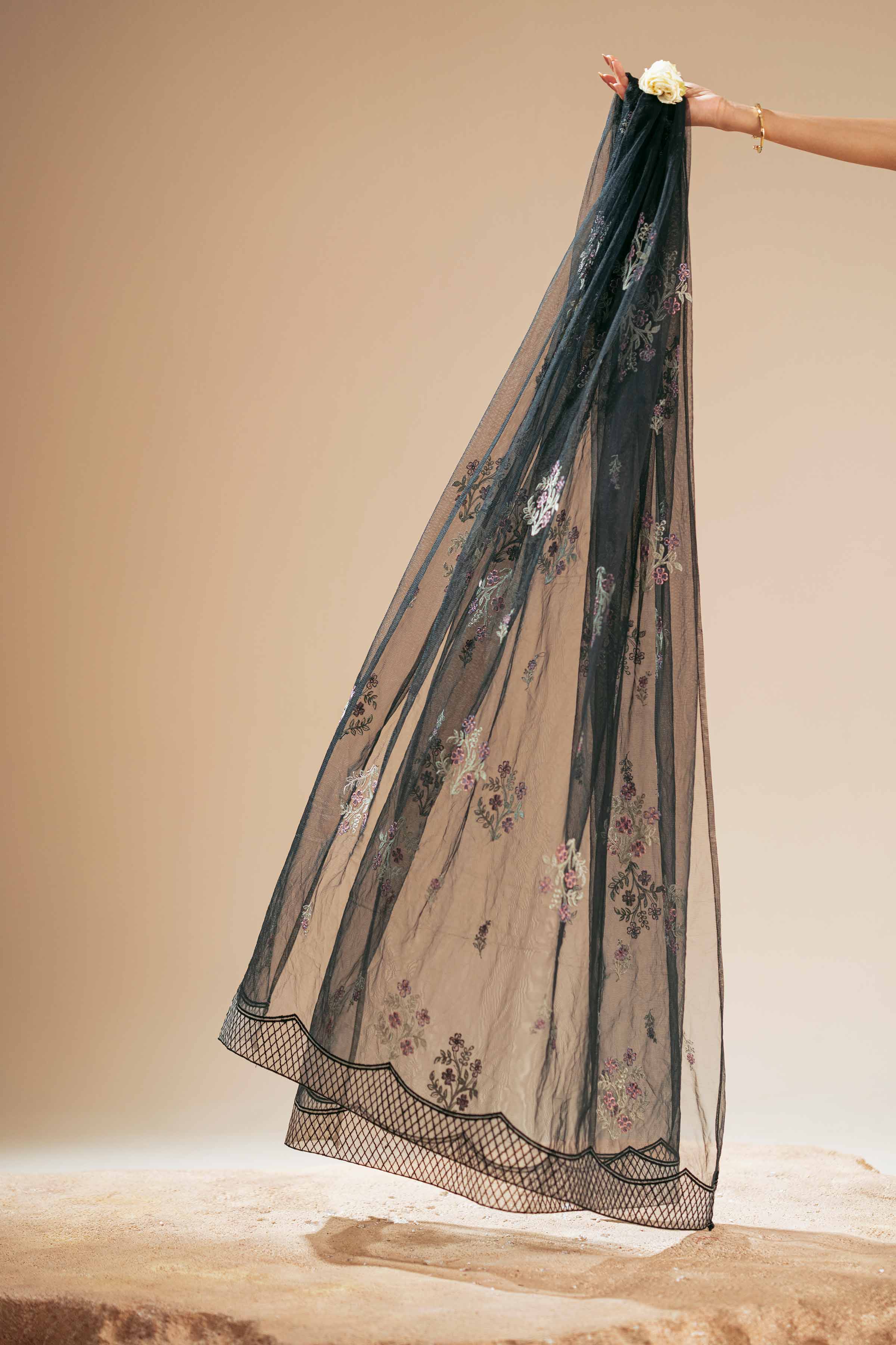 Embroidered Dupatta - KFS25-102 - Image 11