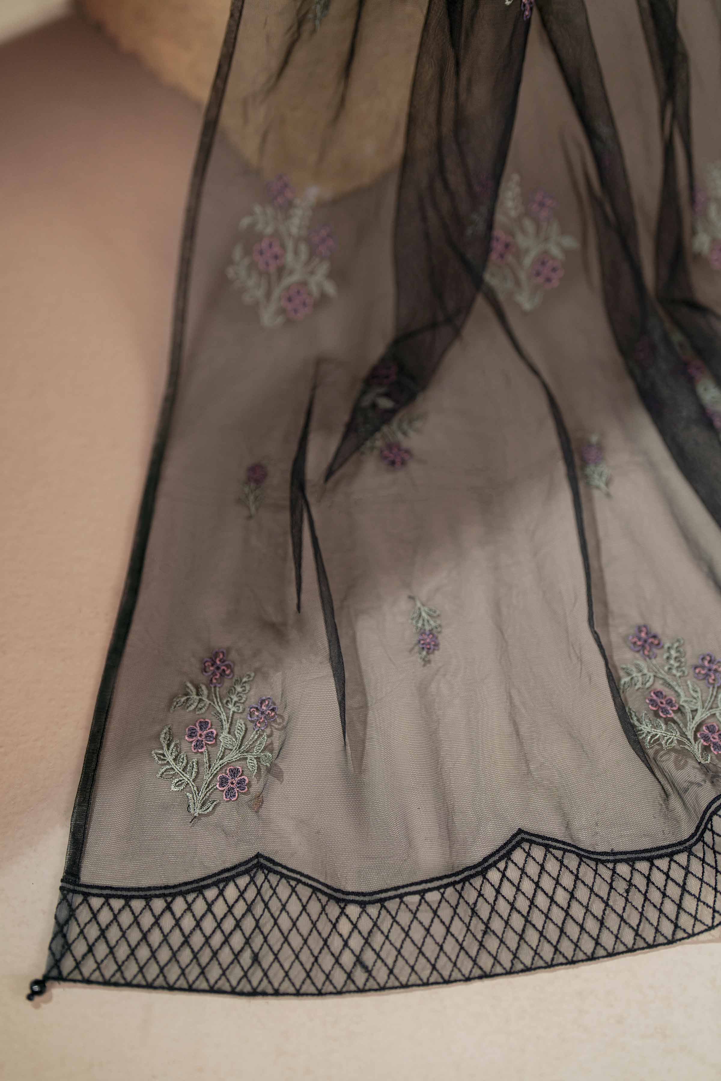 Embroidered Dupatta - KFS25-102 - Image 12