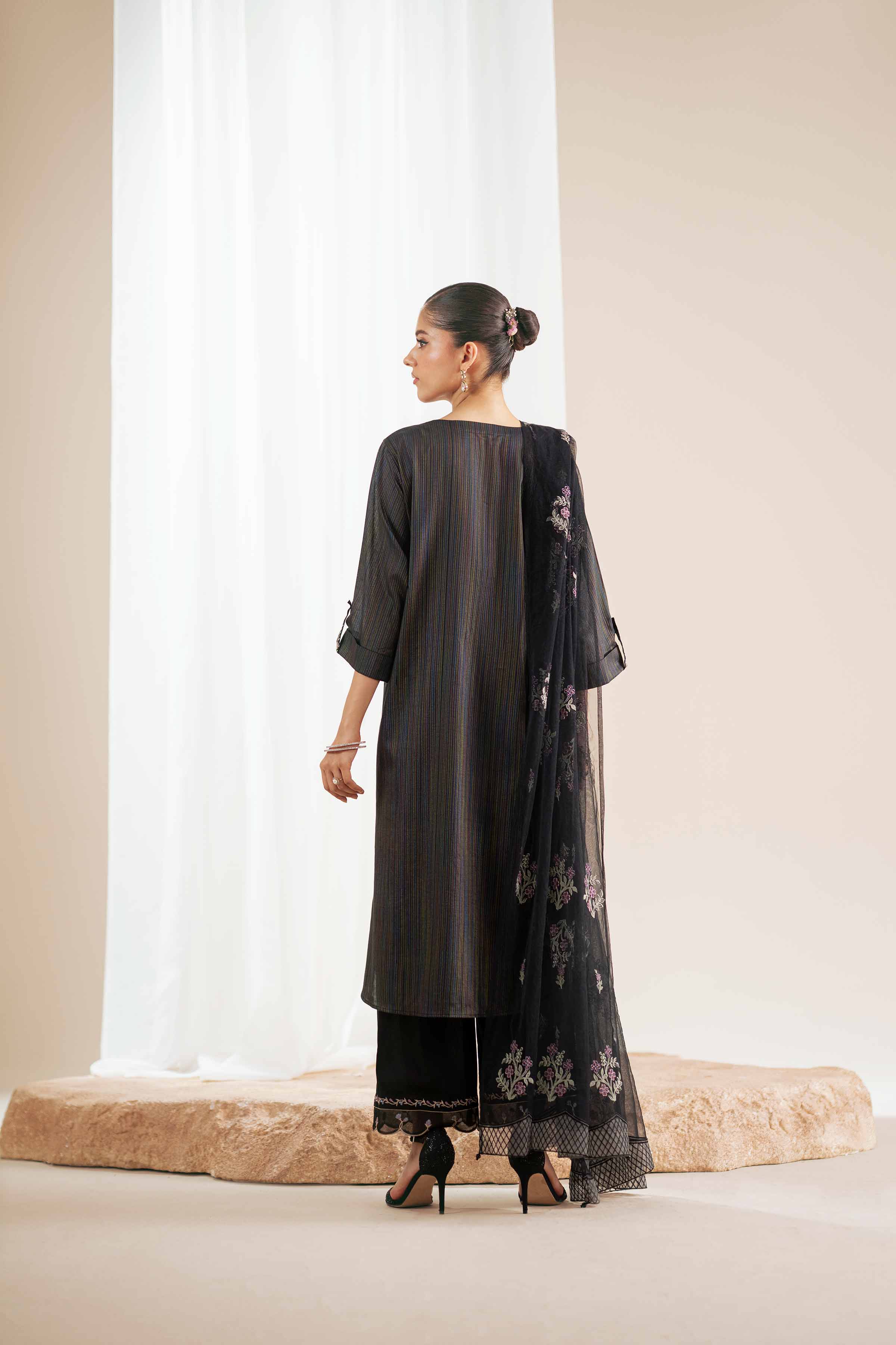 Embroidered Dupatta - KFS25-102 - Image 15
