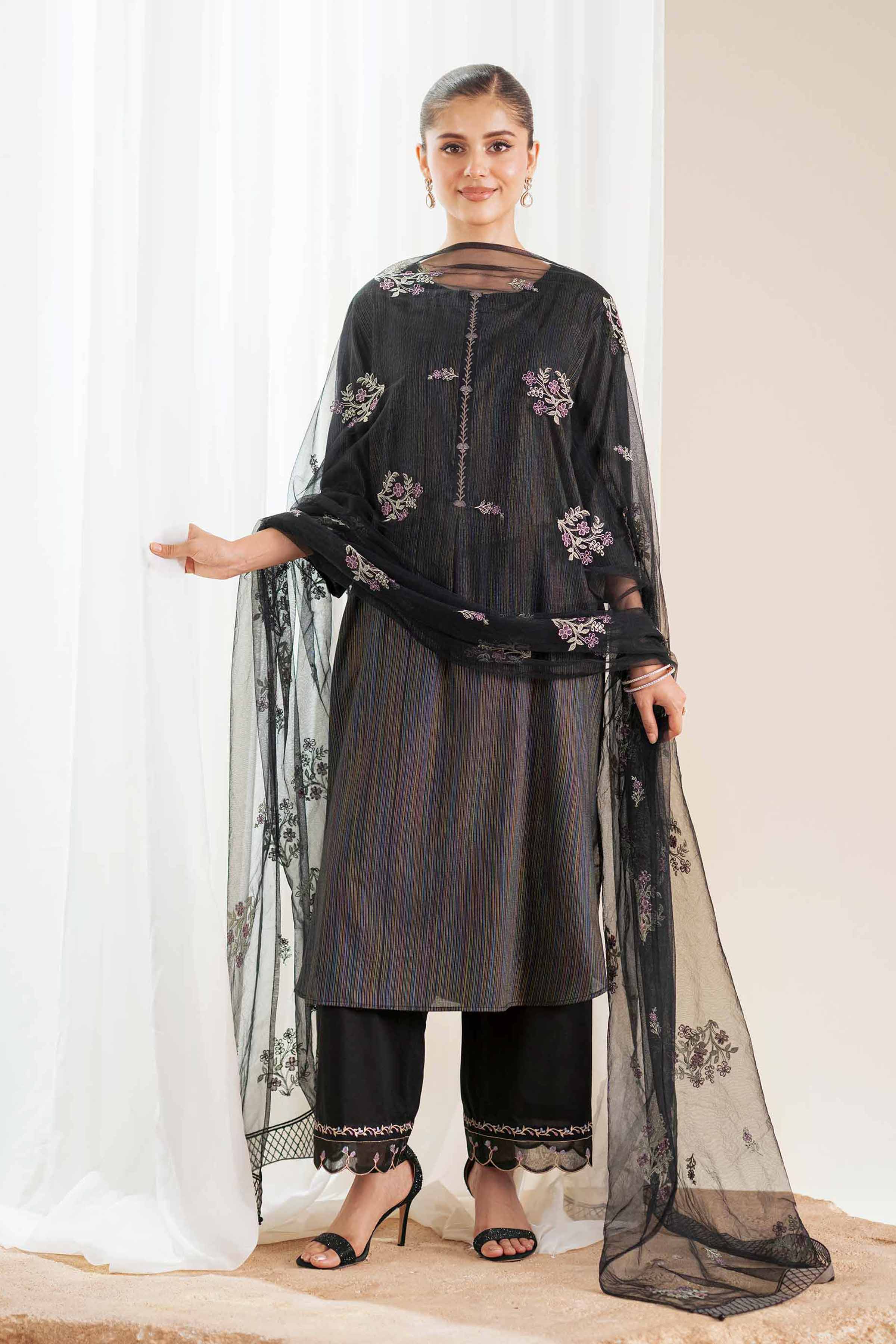 Embroidered Dupatta - KFS25-102 - Image 9